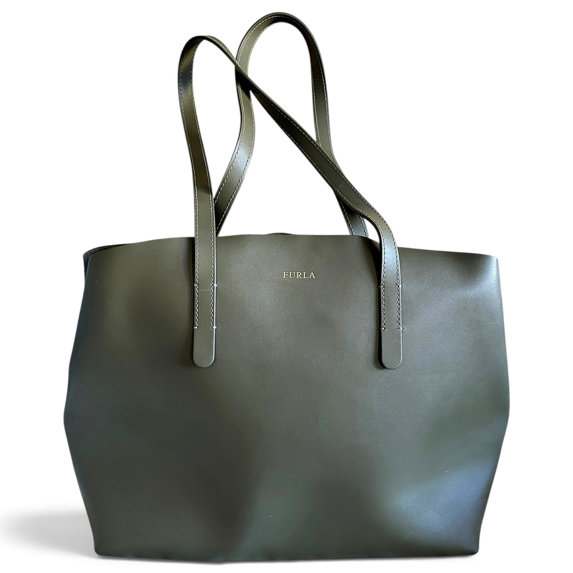 Leather handbag