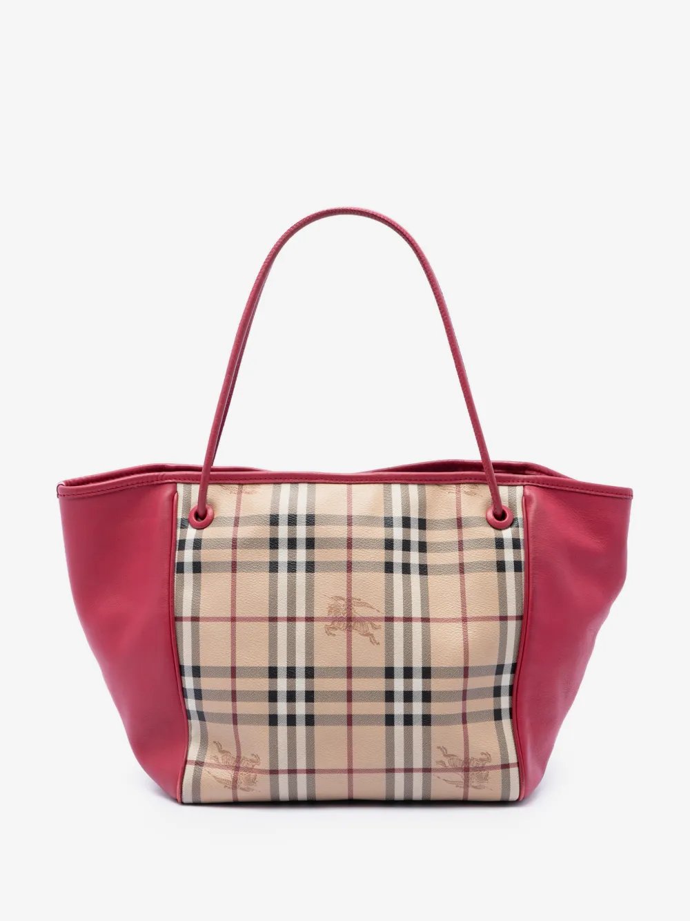 2000-2017 Small Haymarket Check Coated Canvas and Calfskin Canterbury tote bag