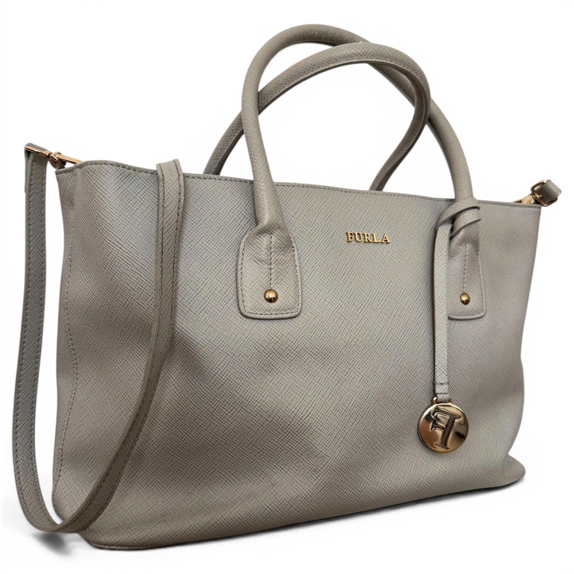 Leather tote