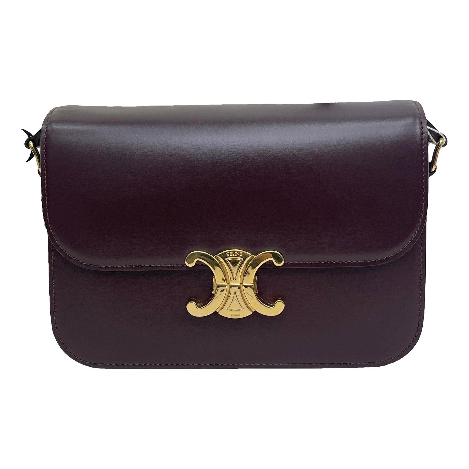 Triomphe leather handbag