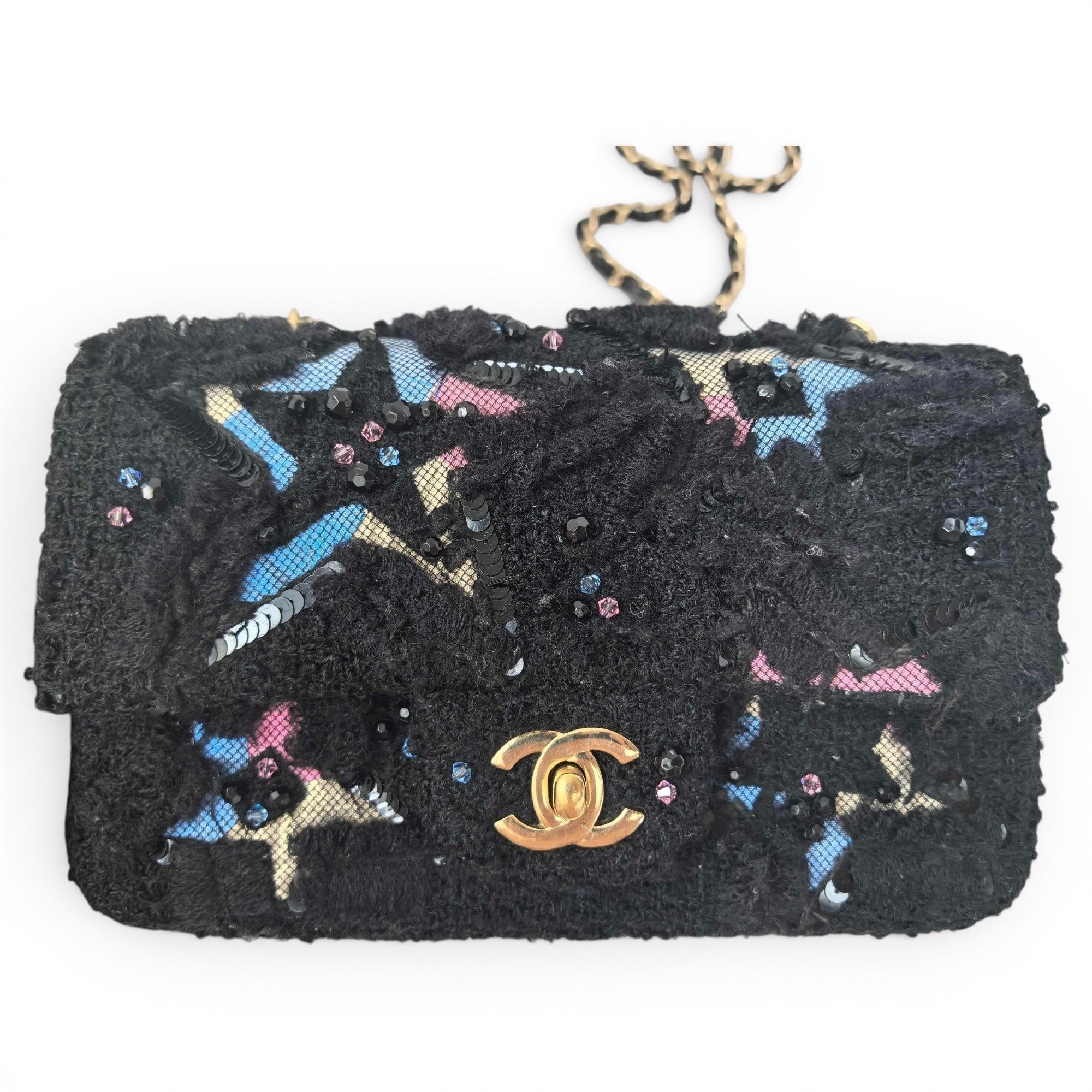 Timeless/Classique tweed crossbody bag