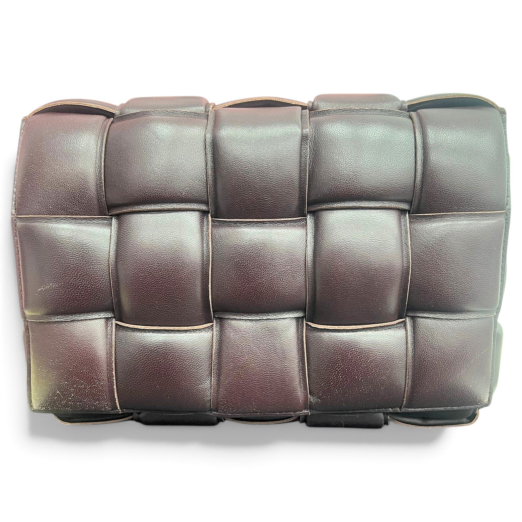 Cassette leather handbag