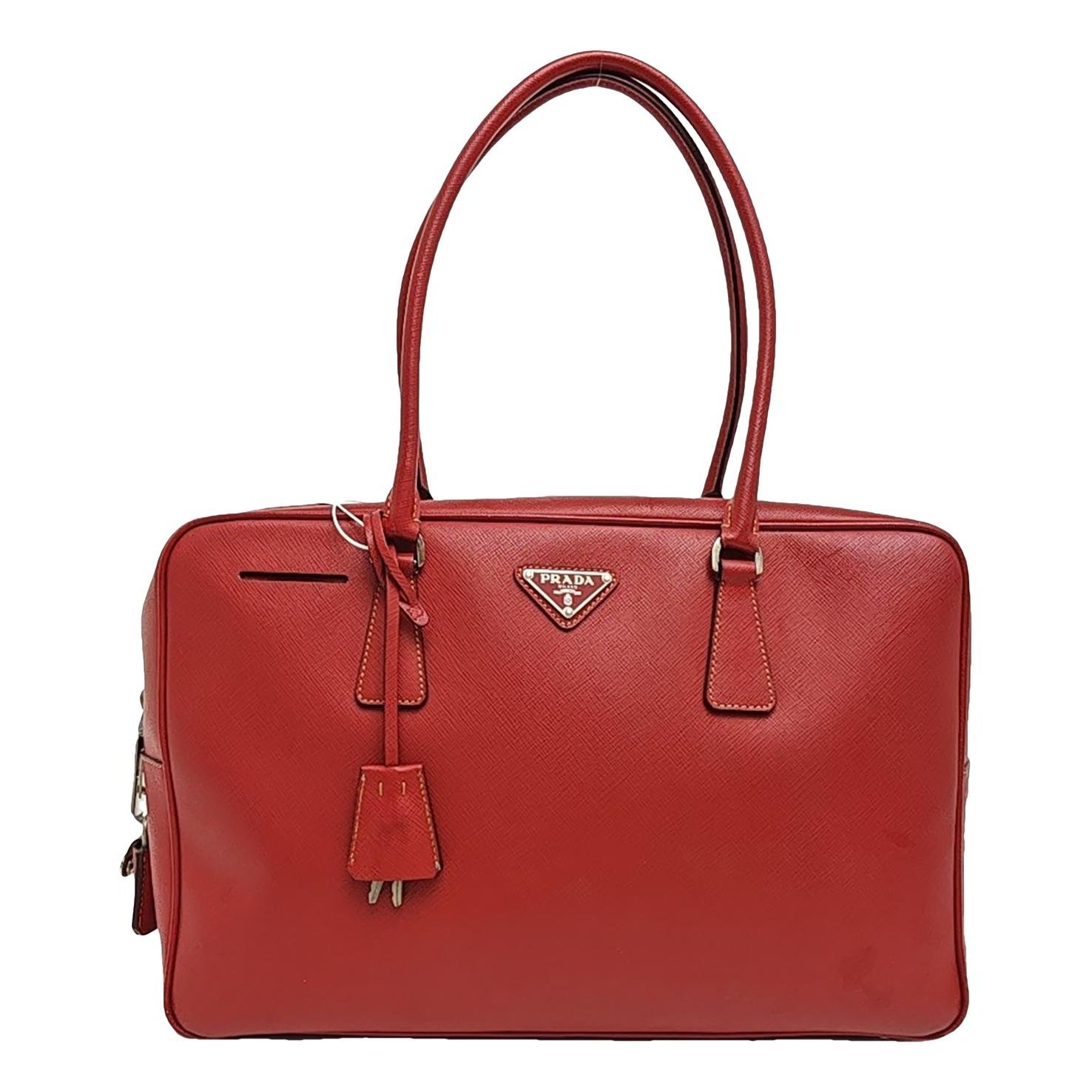 Leather handbag