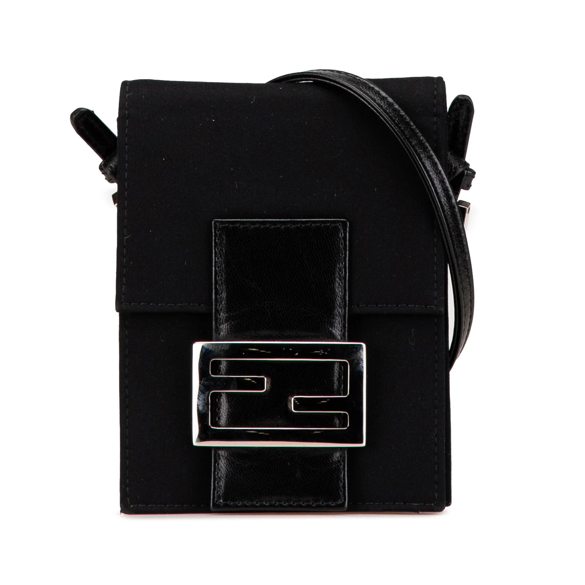 Fendi FF pony-style calfskin handbag