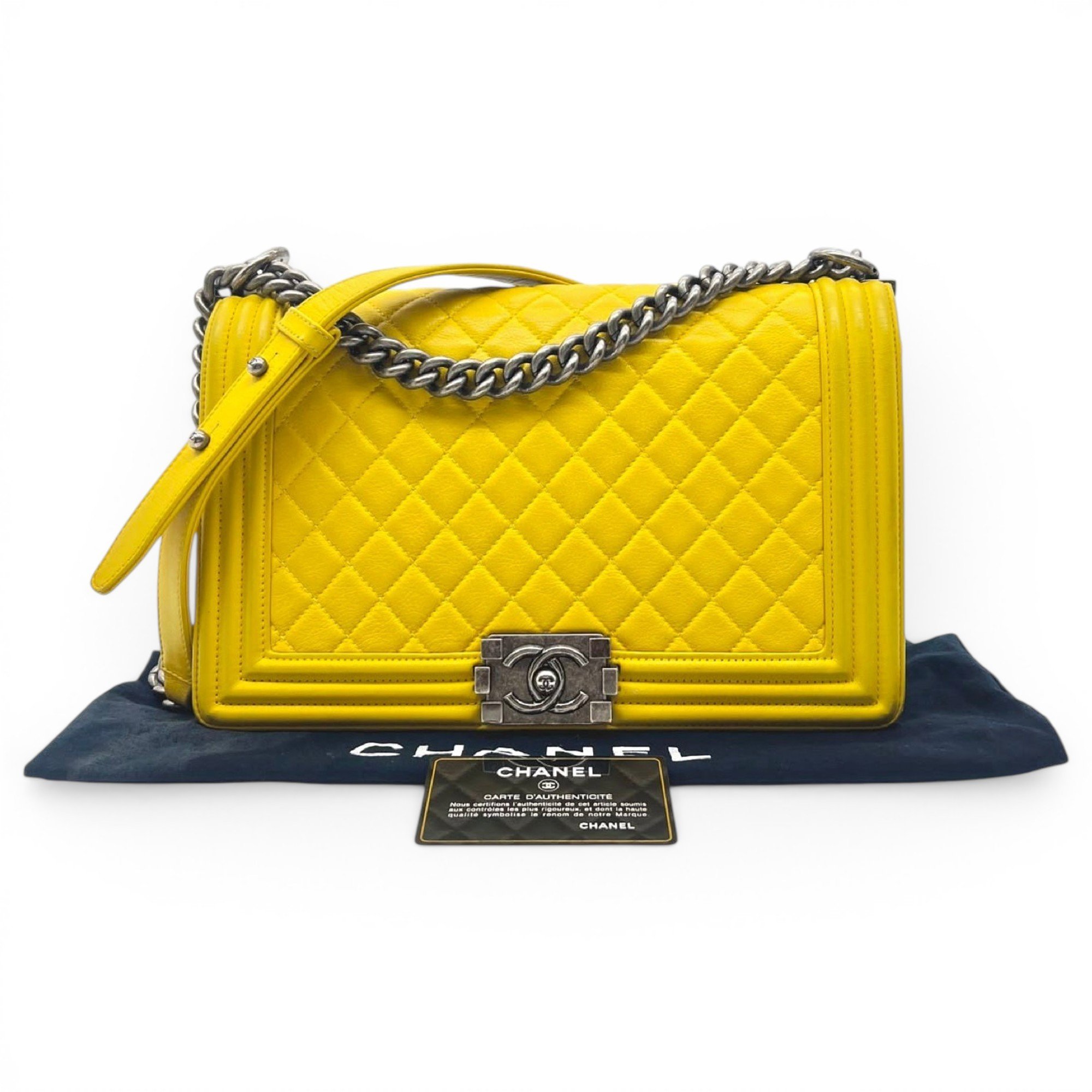 Chanel Boy leather handbag