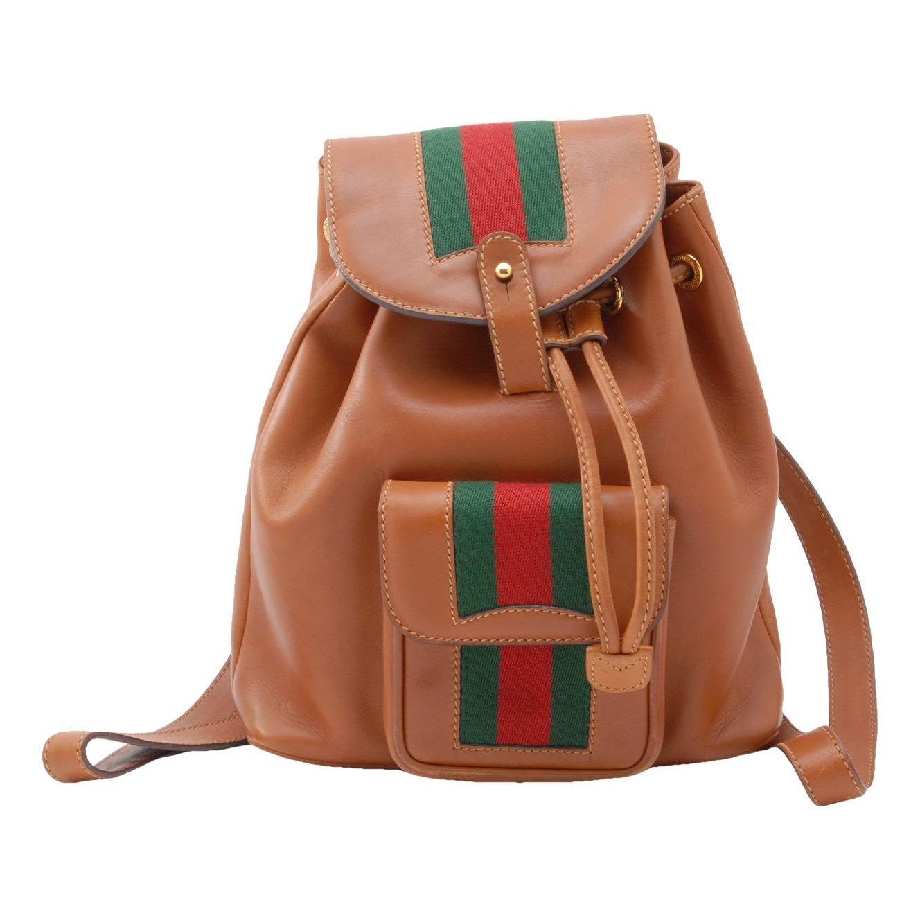 Leather backpack