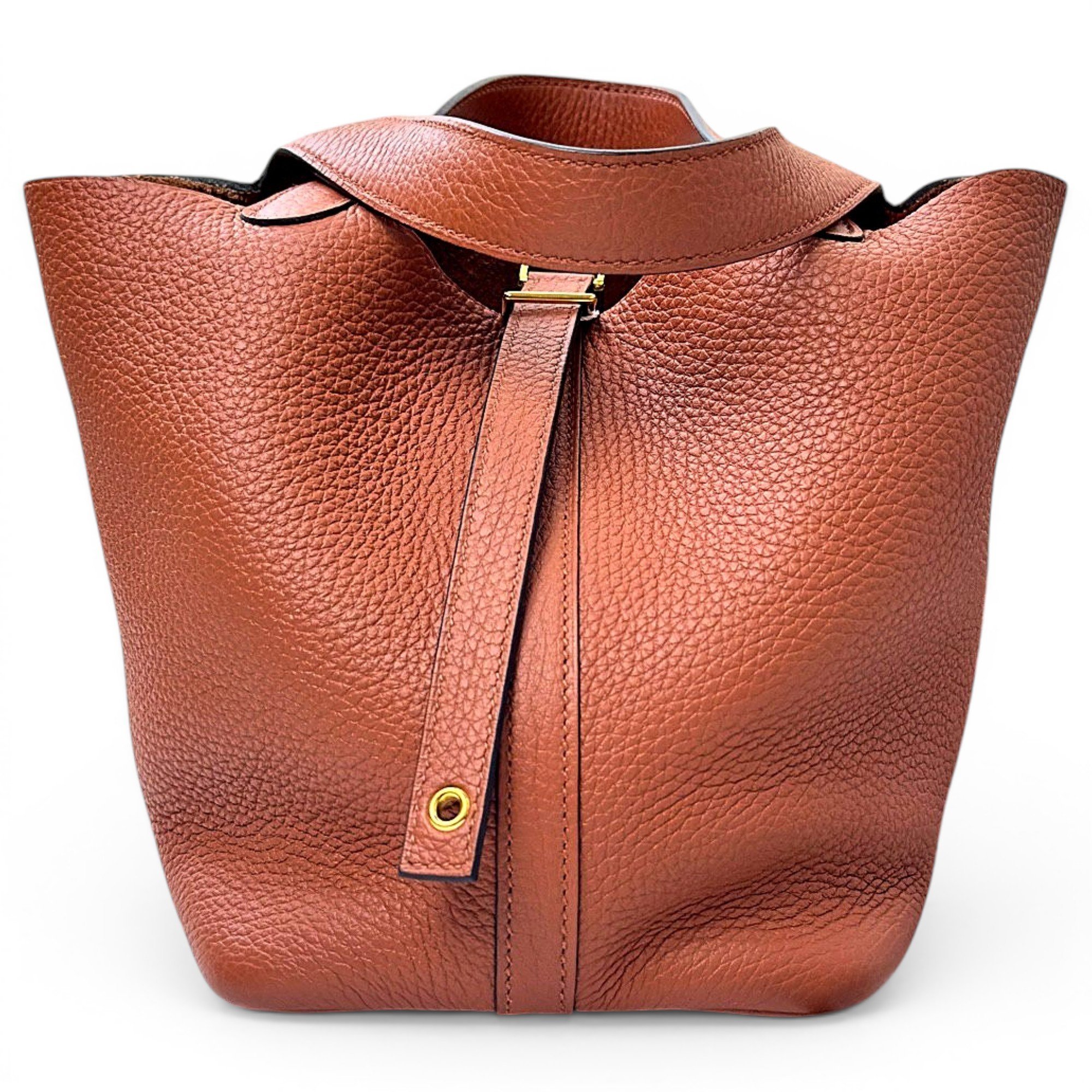 Picotin leather handbag