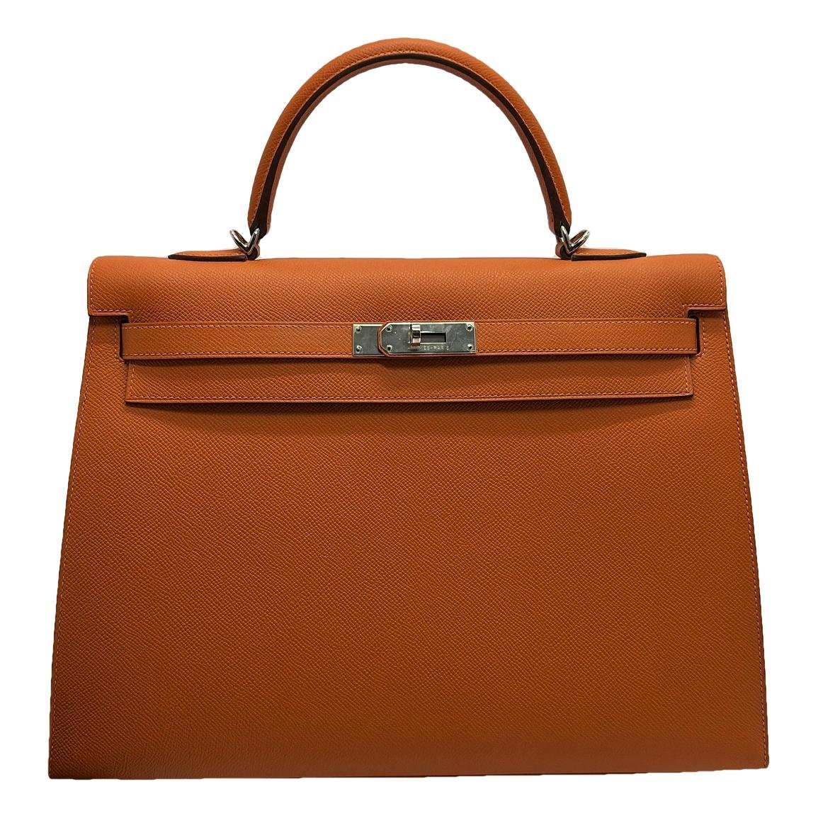 Kelly 35 leather handbag