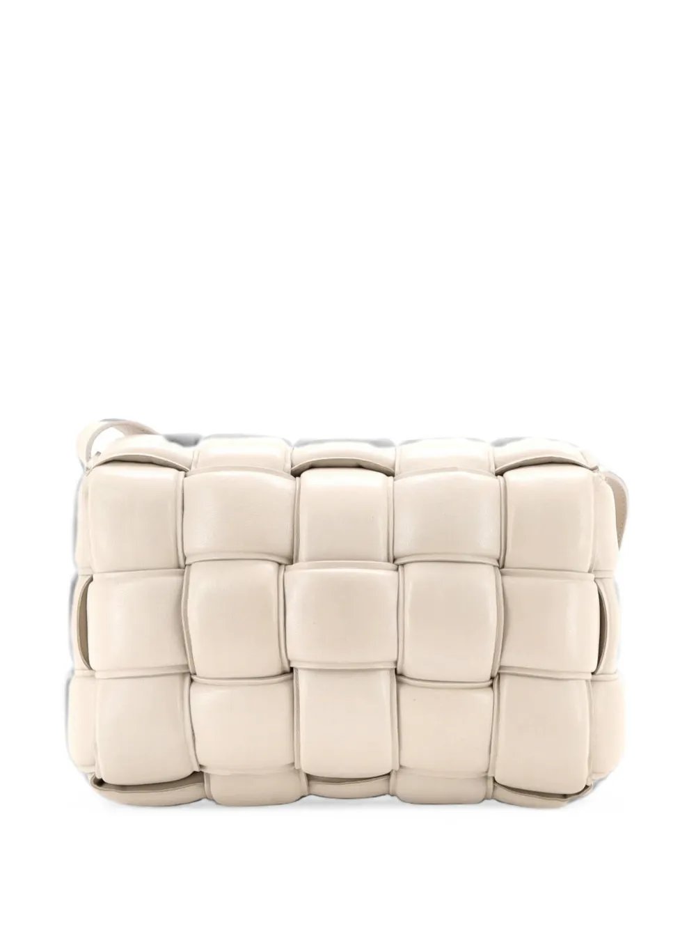 Cassette Padded Maxi Intrecciato Leather crossbody bag