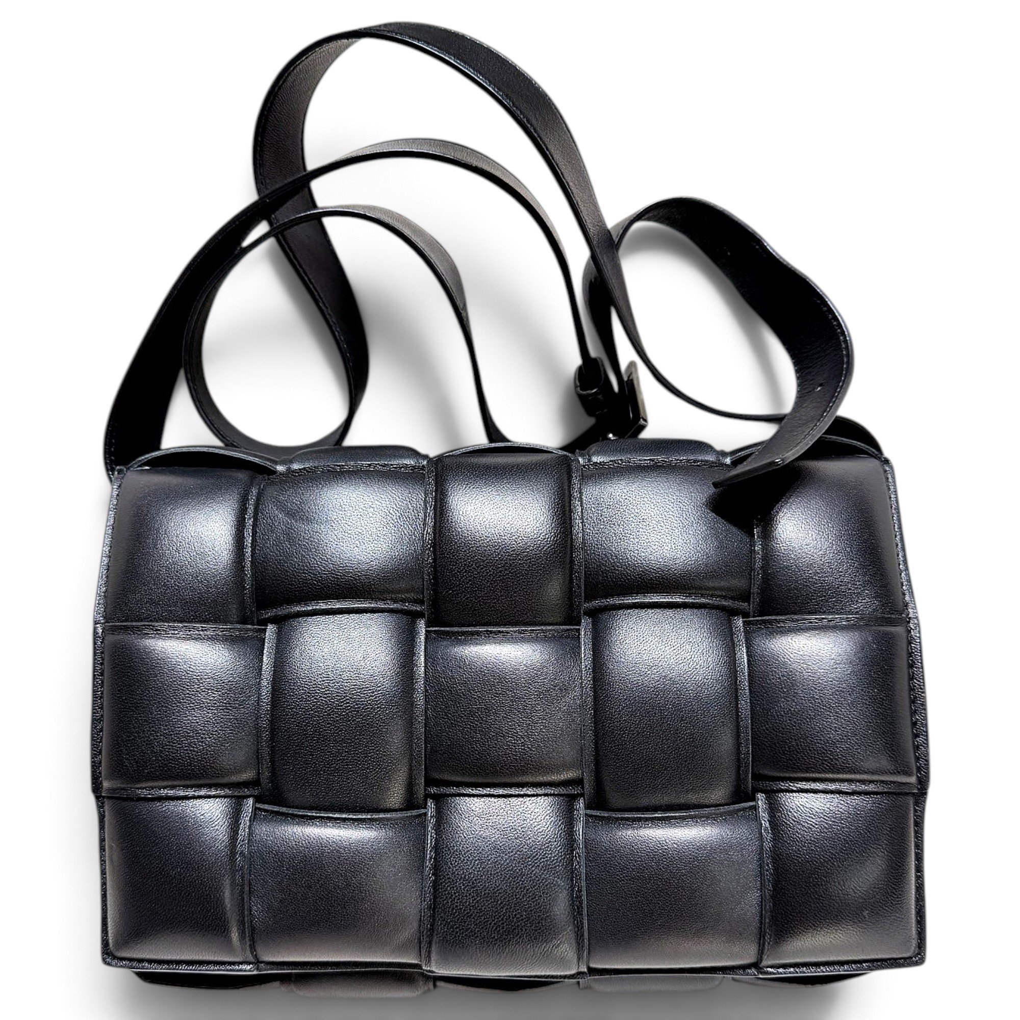 Cassette Padded leather handbag