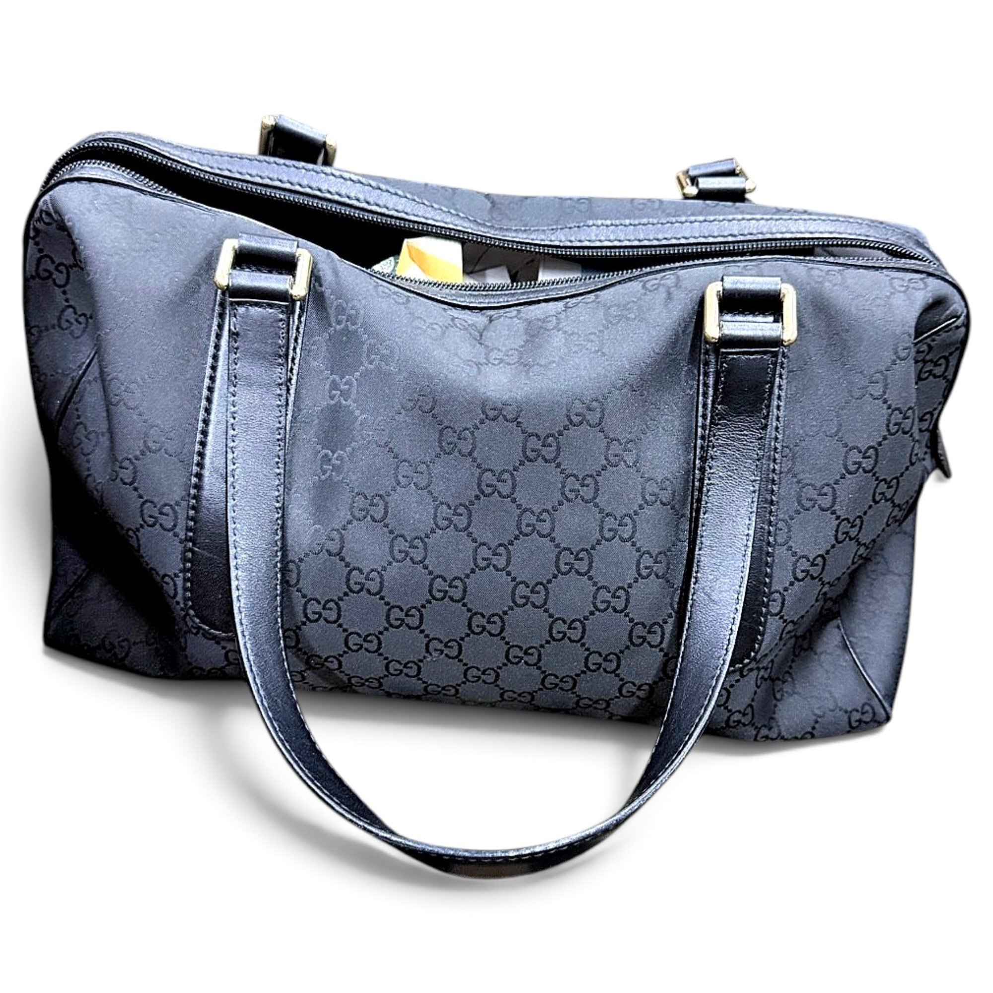 Gucci Boston cloth bowling bag