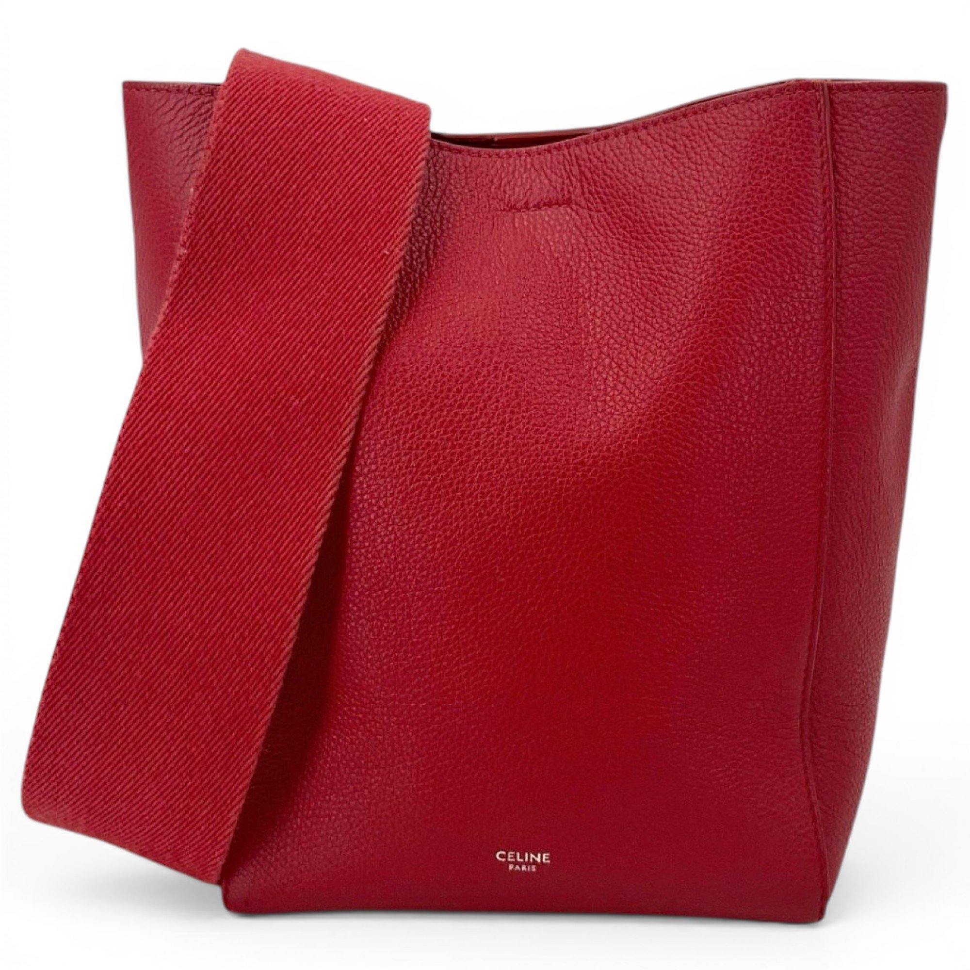 Seau Sangle leather handbag
