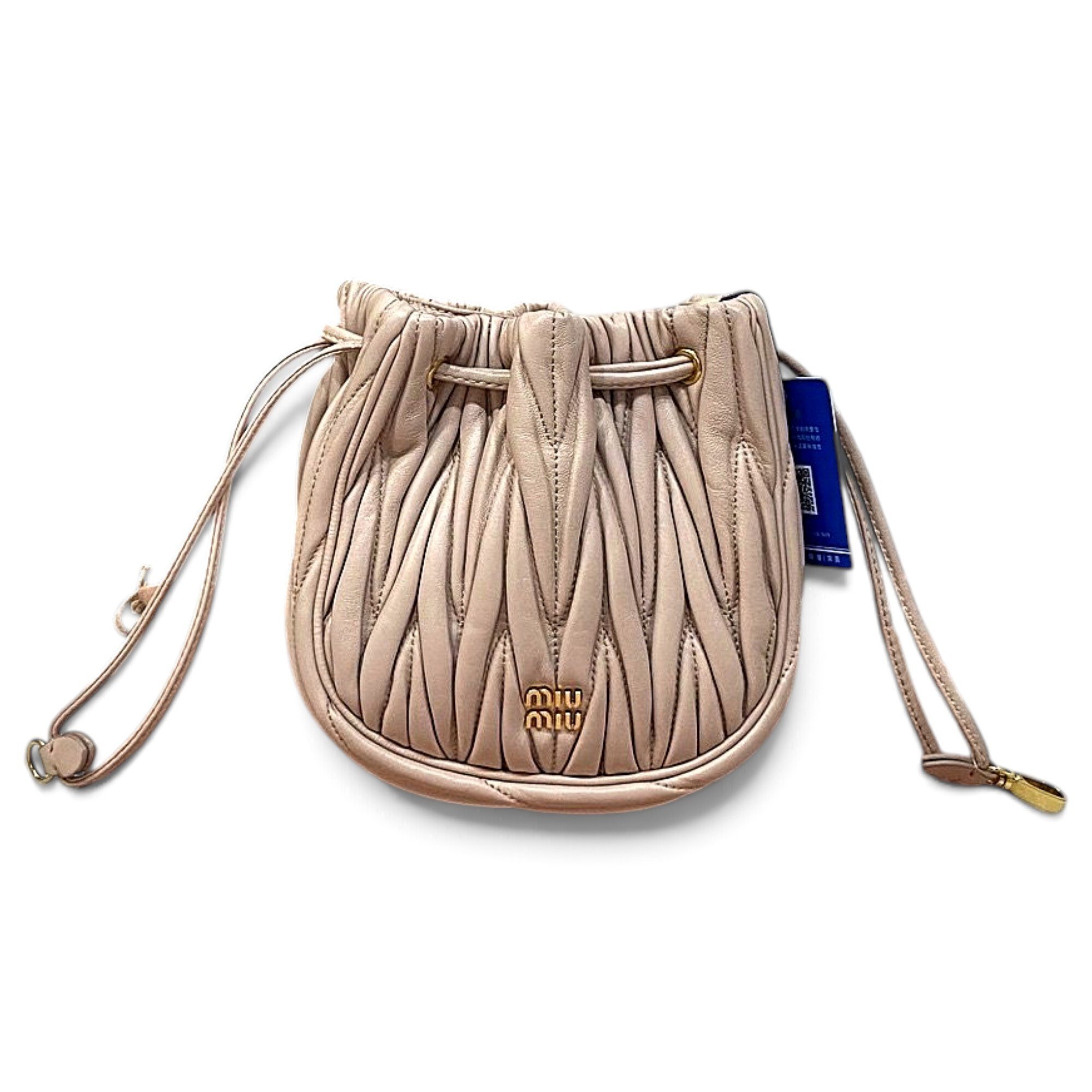 Matelassé leather bag
