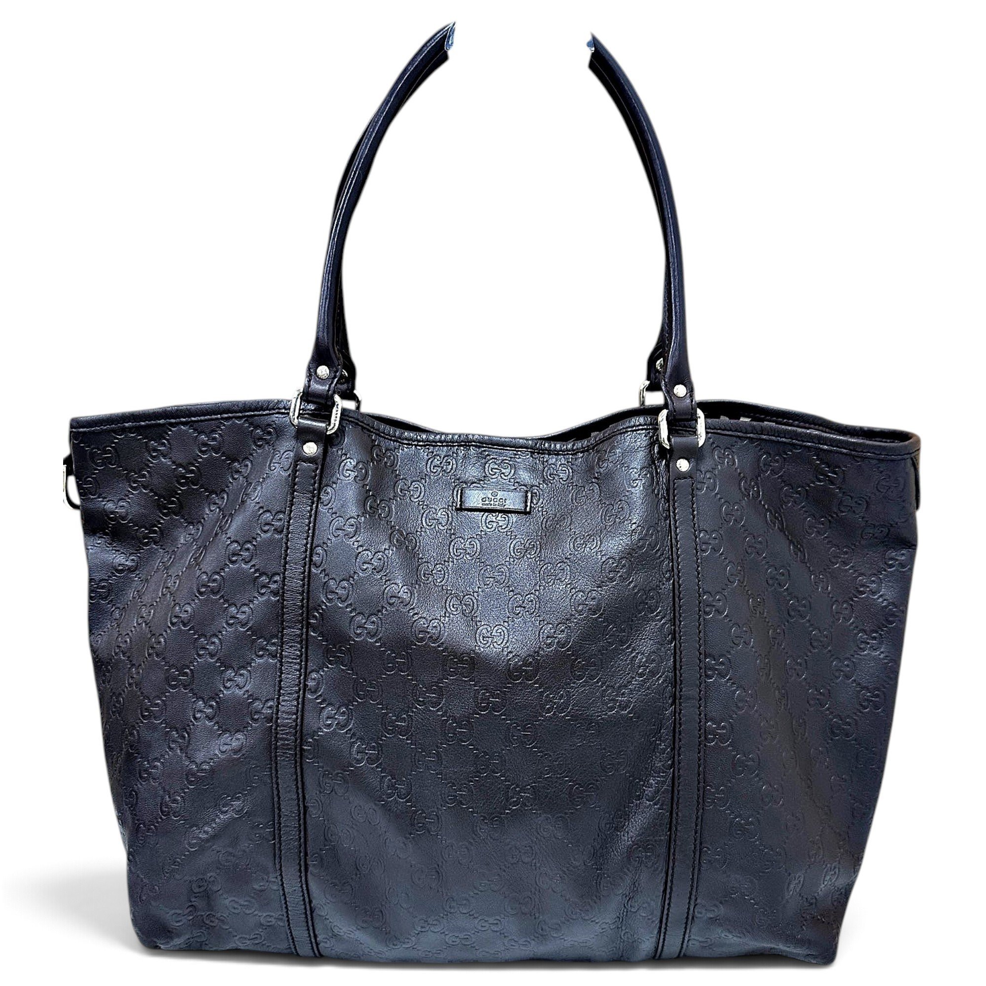 Leather tote