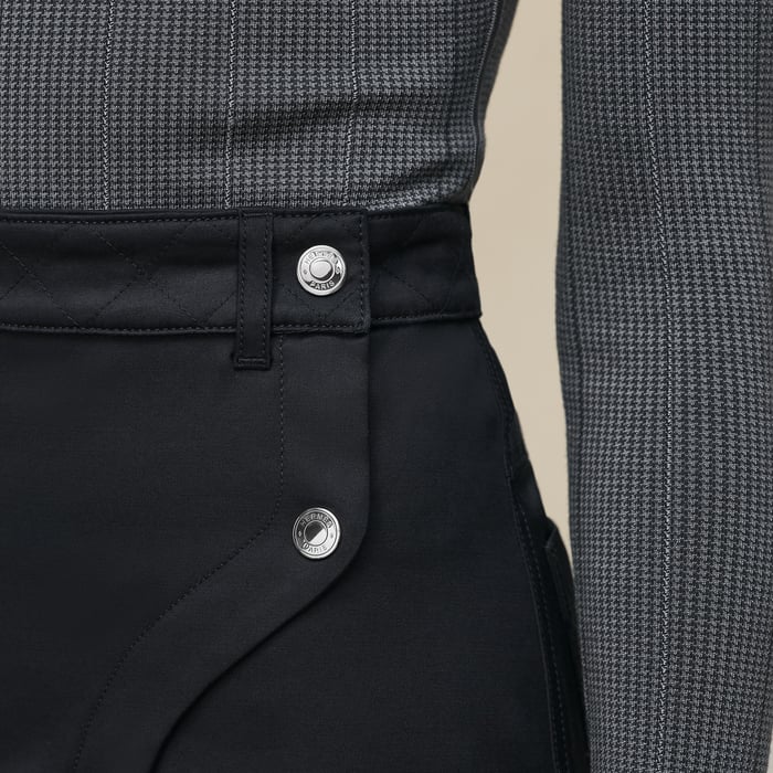 Noir Wrap Miniskirt