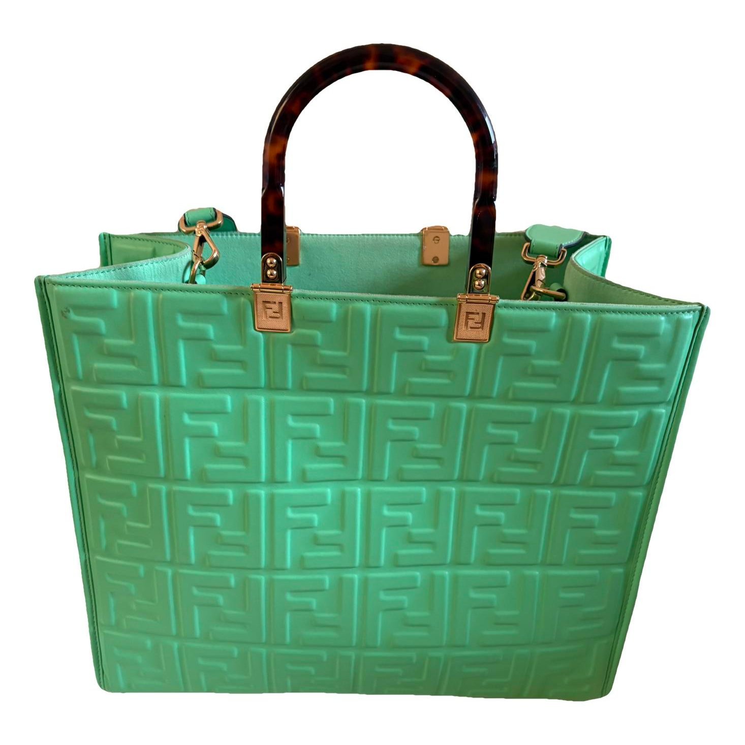 Runaway Shopping leather tote