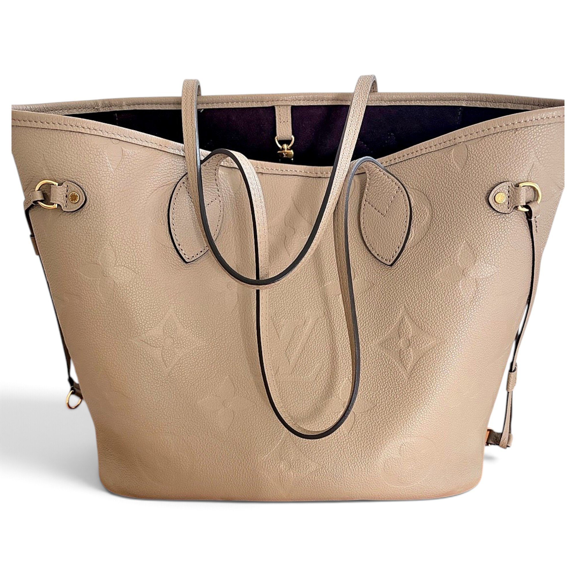 Neverfull leather tote