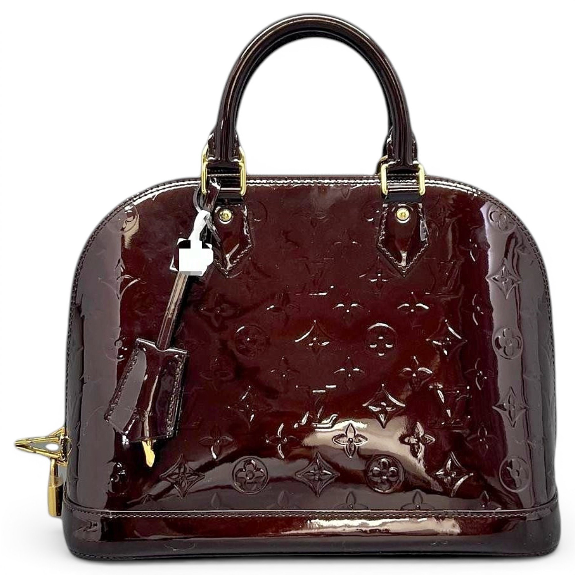 Alma patent leather handbag