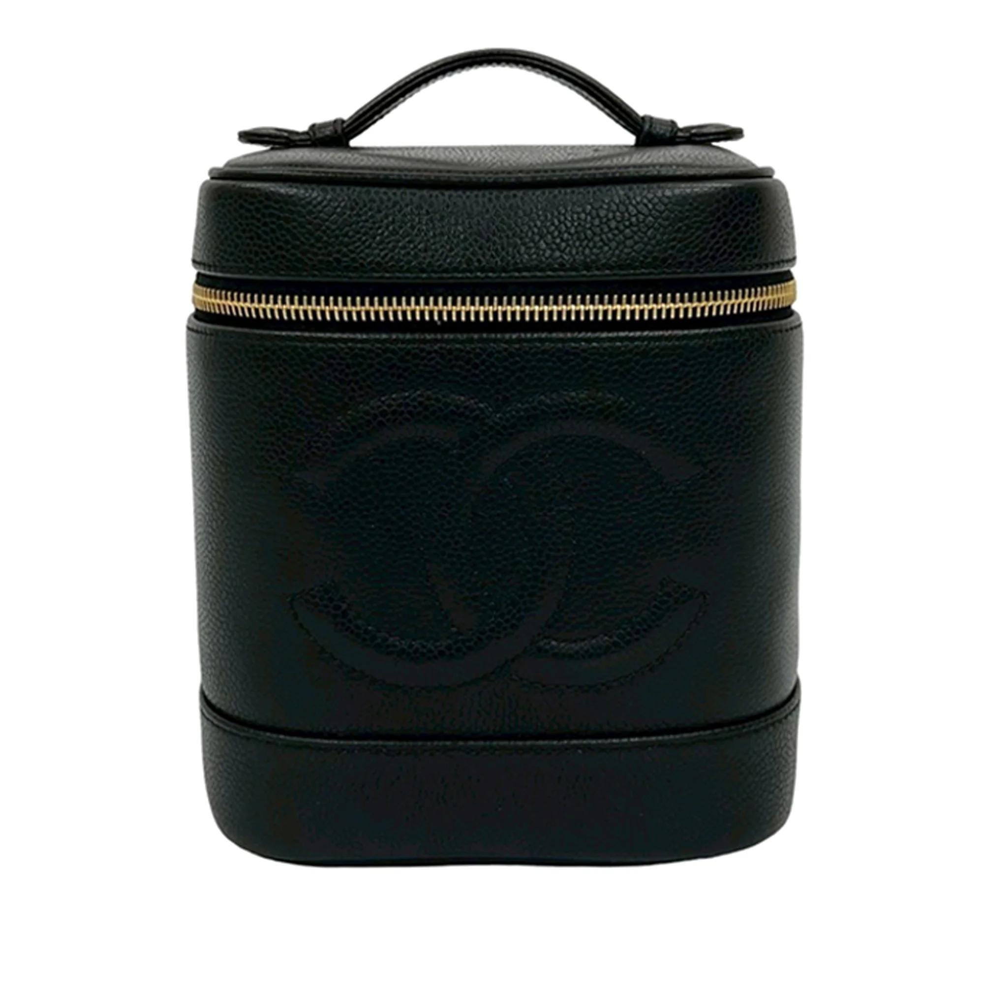 Leather vanity case