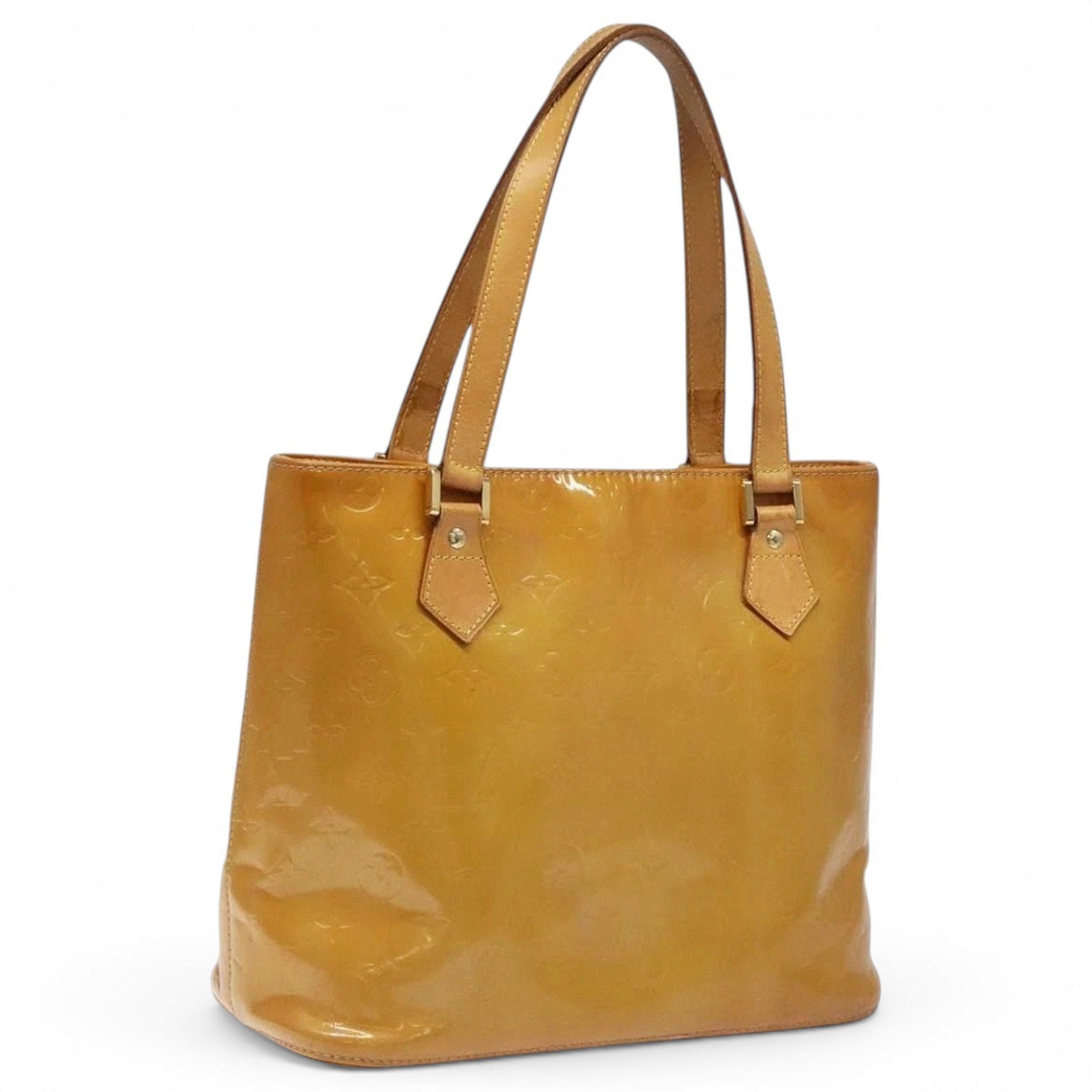 Houston patent leather handbag