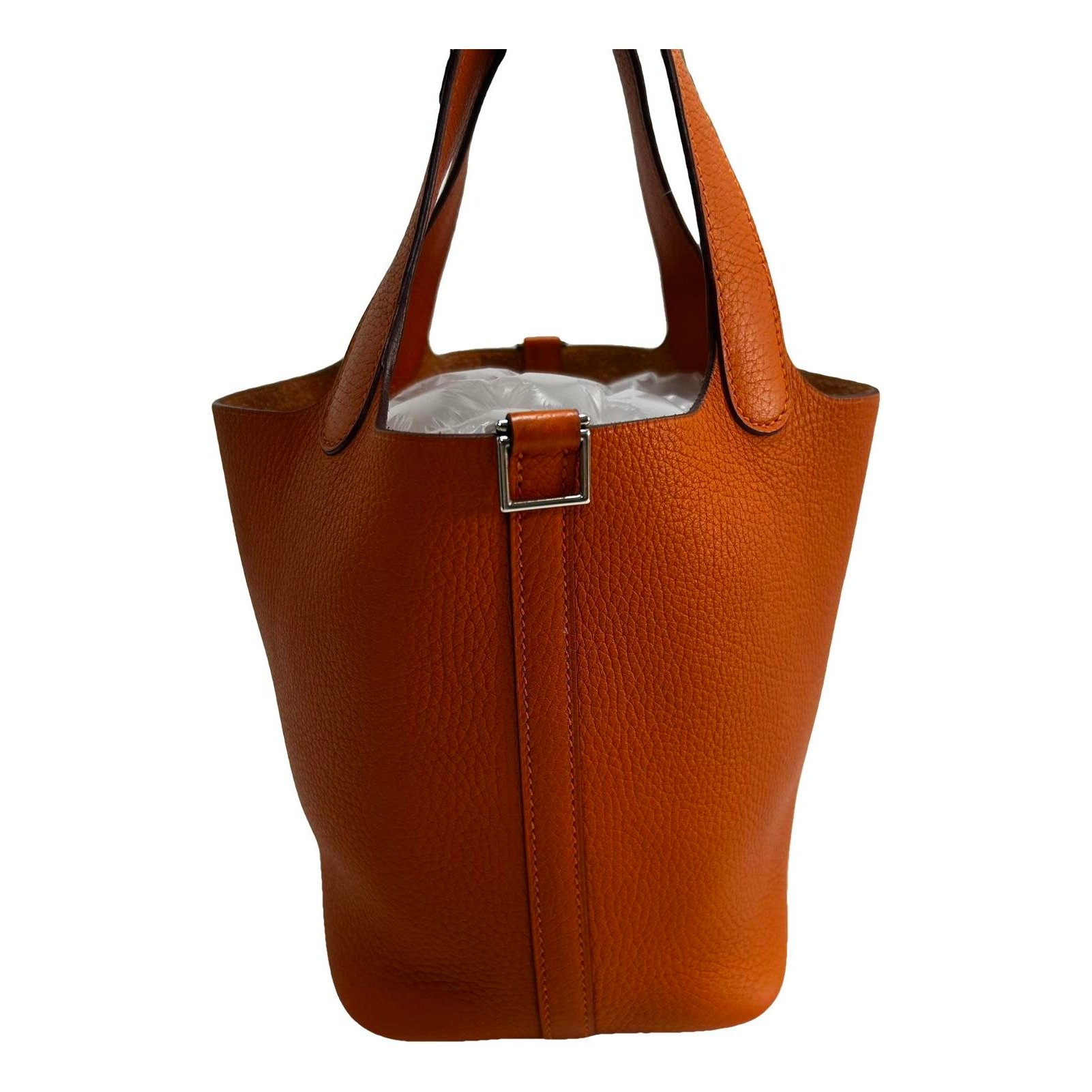 Picotin leather tote