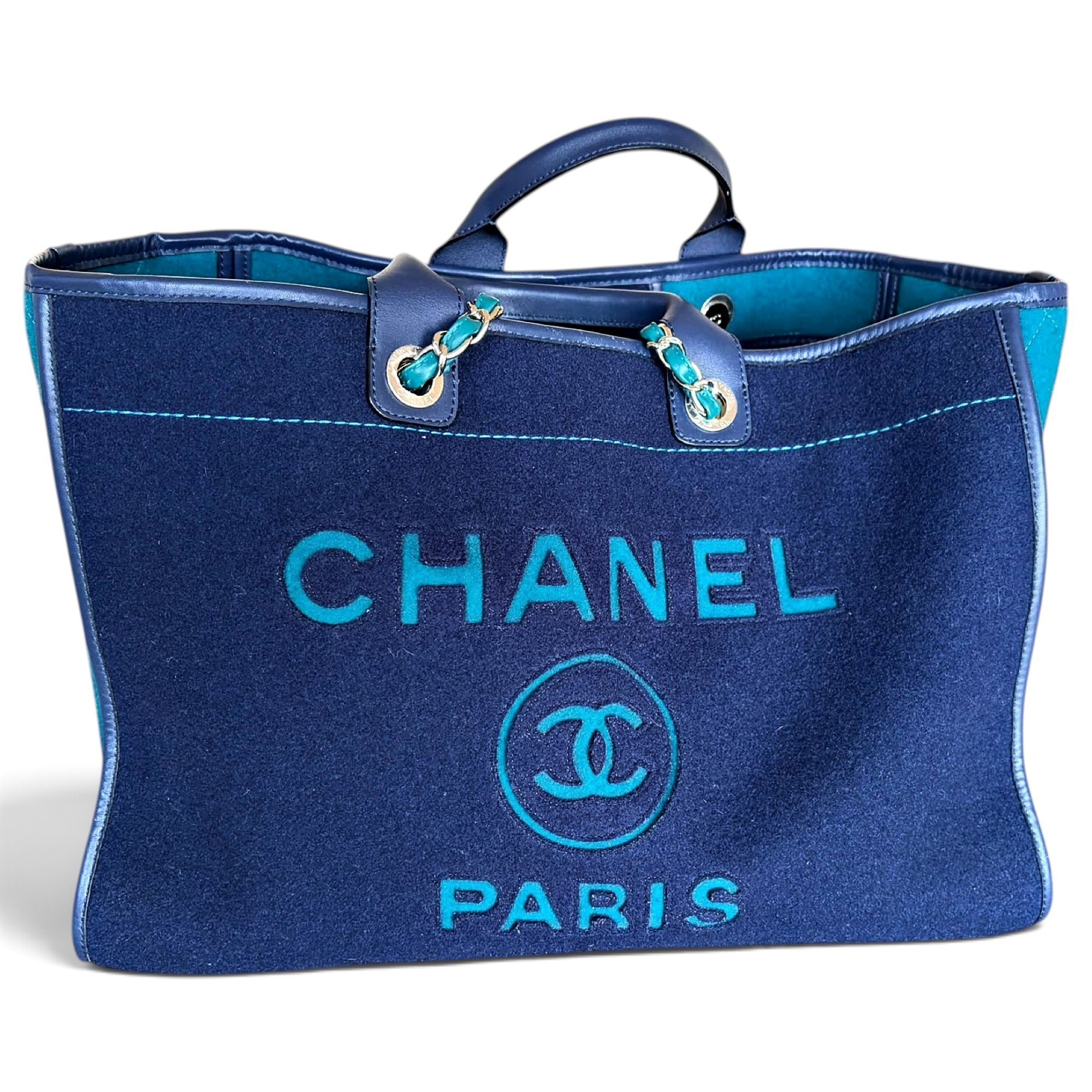 Deauville wool tote