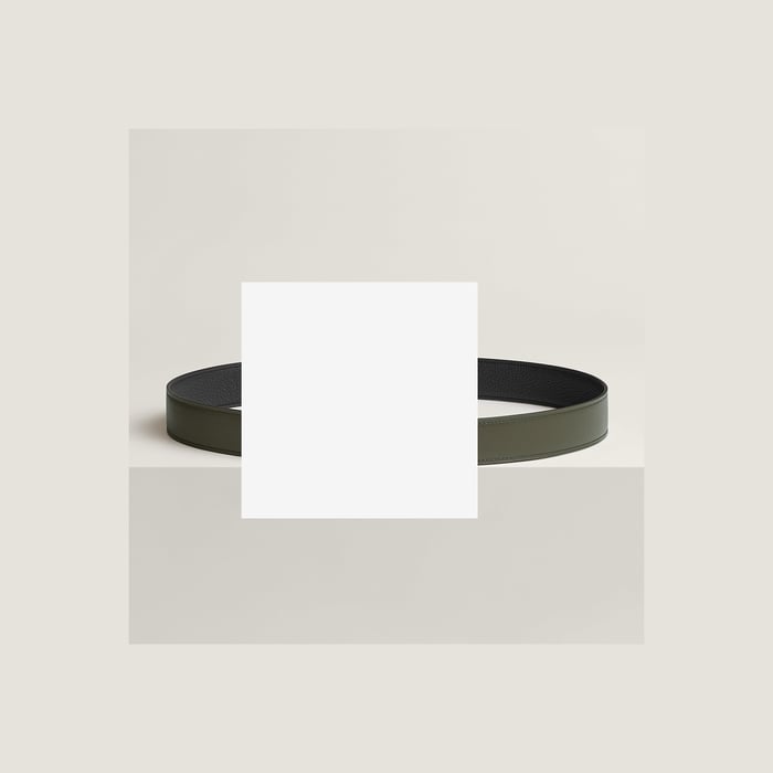 Destrier Belt Buckle & Reversible Leather Strap 32 MM