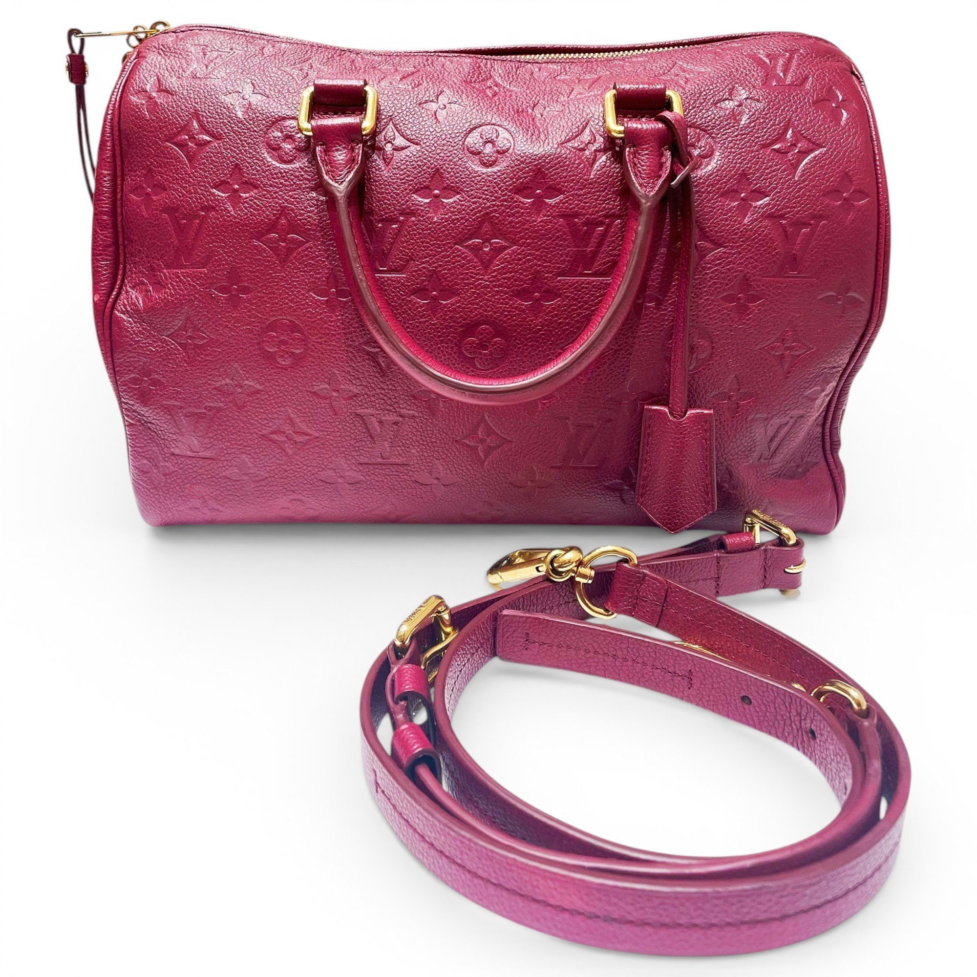 Speedy leather handbag