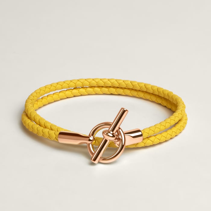 Jaune De Naples Bracelet Glénan Double Tour