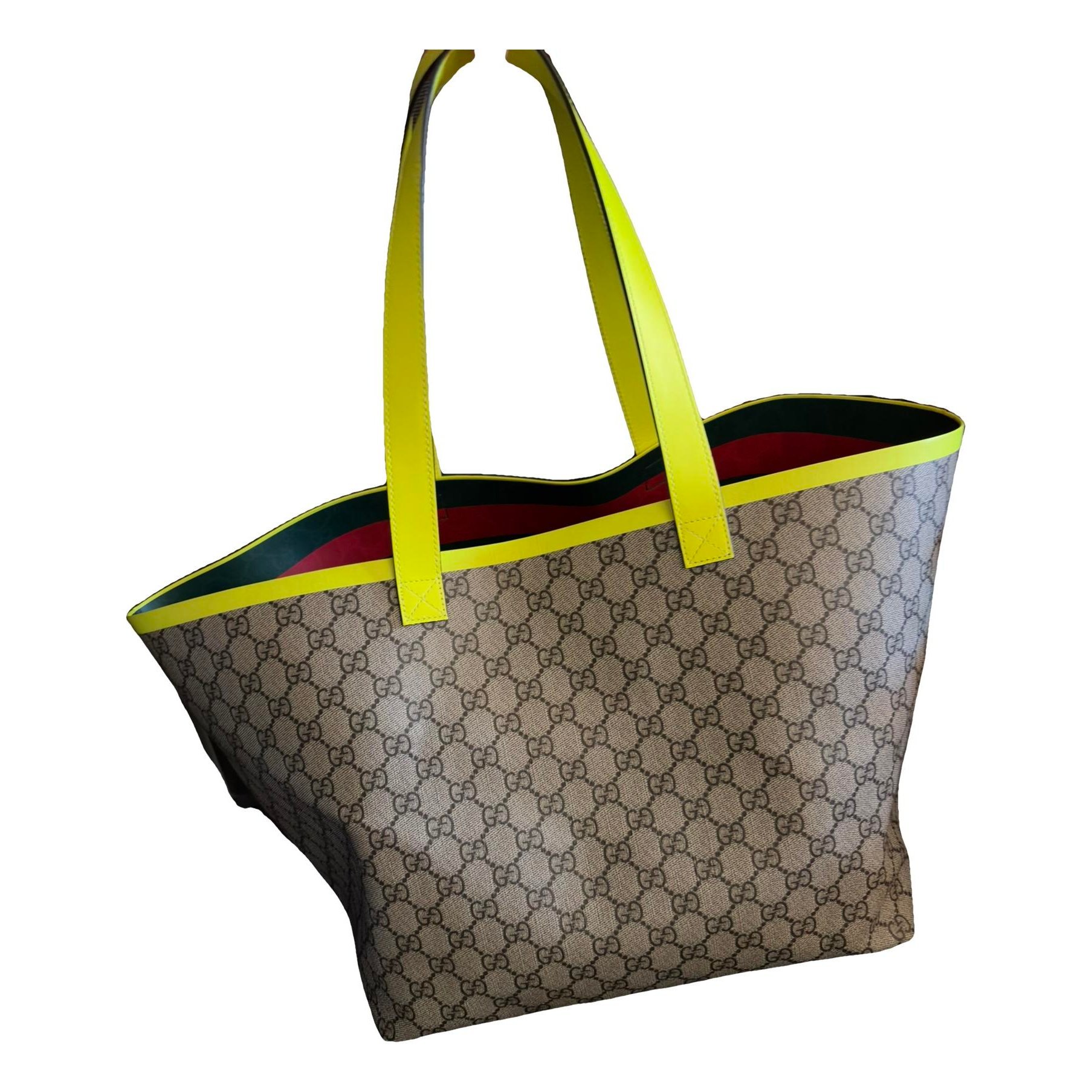 Leather tote