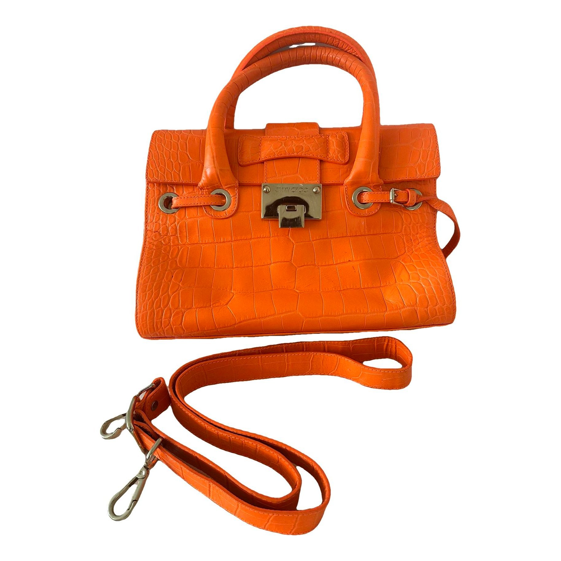 Jimmy Choo Rebel leather crossbody bag