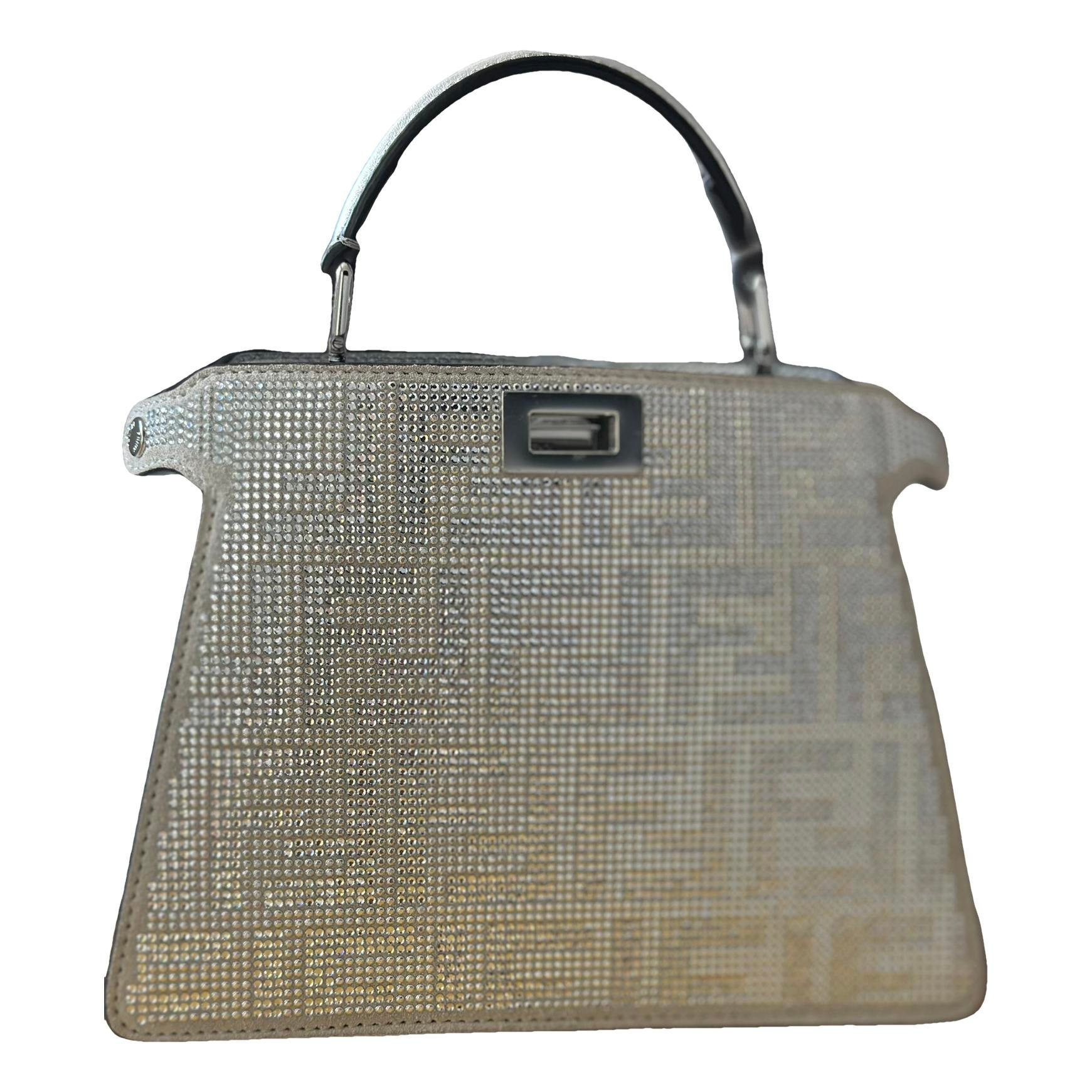Peekaboo leather handbag