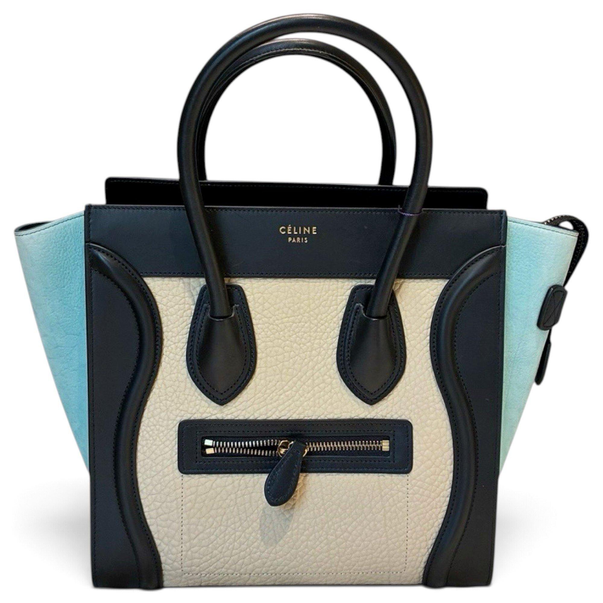 Luggage leather tote