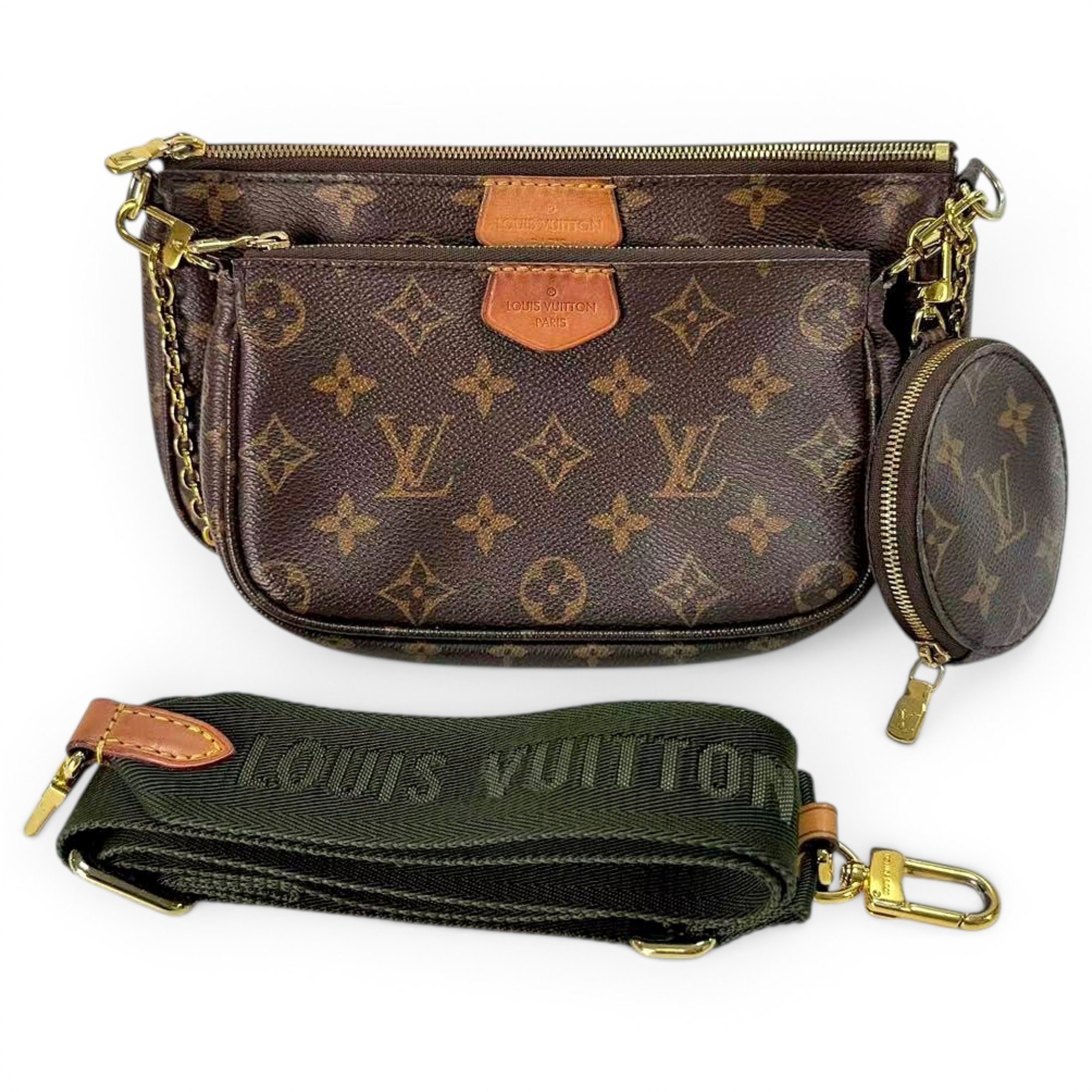 Multi Pochette Accessoires leather crossbody bag