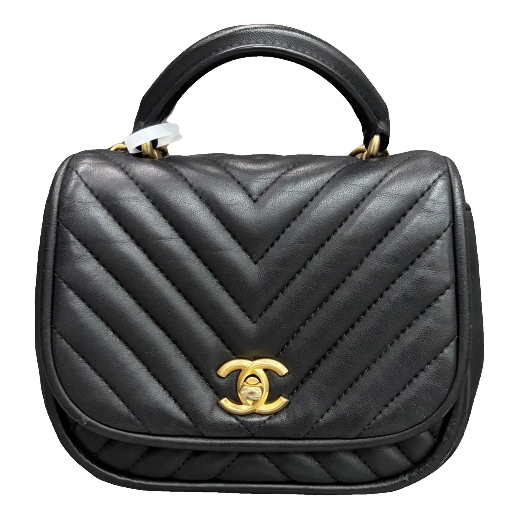 Coco Handle leather handbag