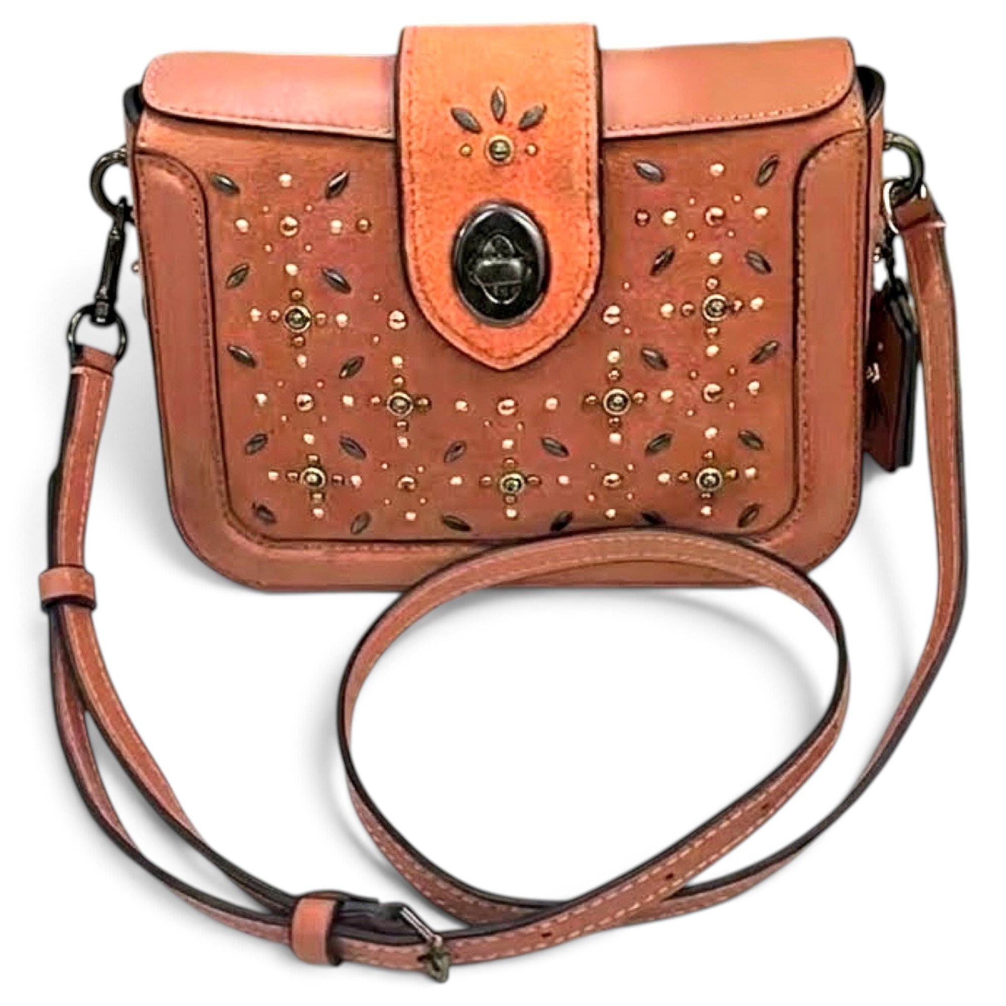 Smooth Crossbody leather crossbody bag