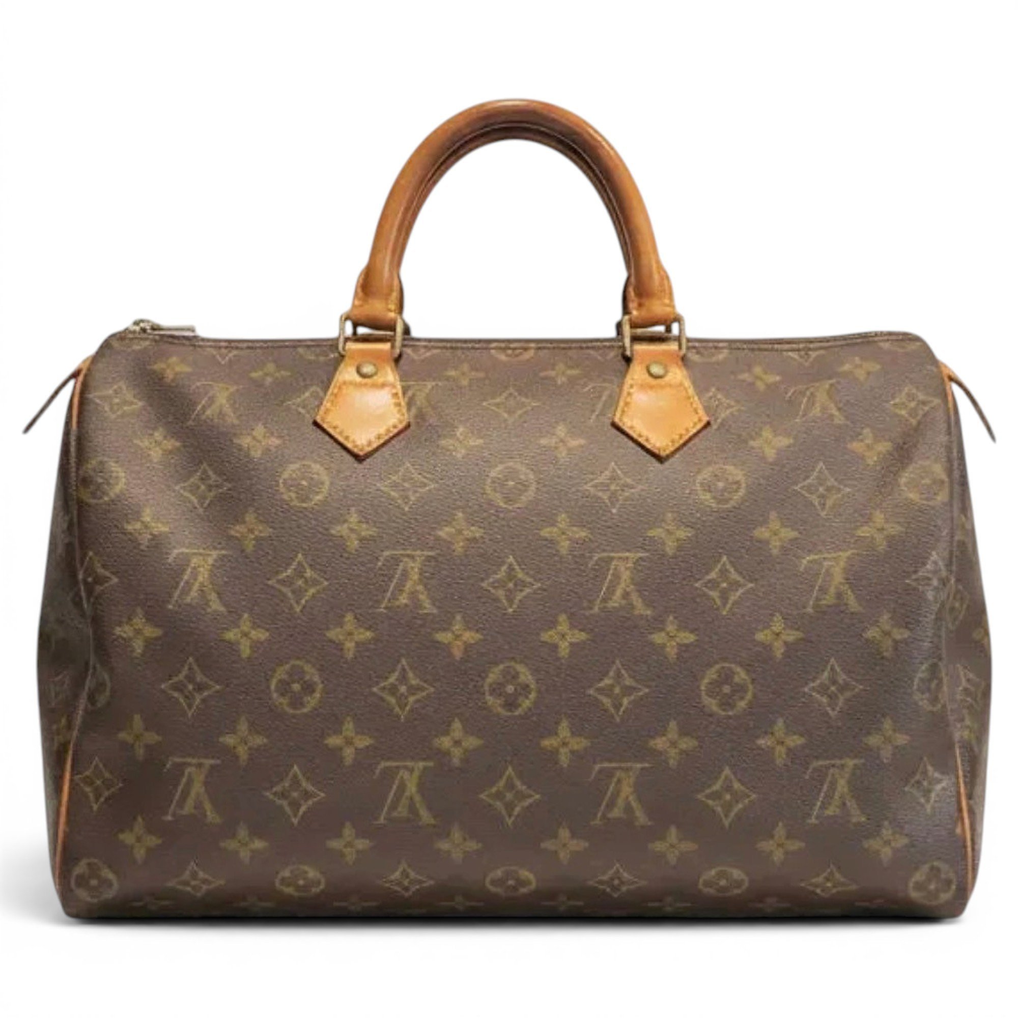 Speedy leather handbag