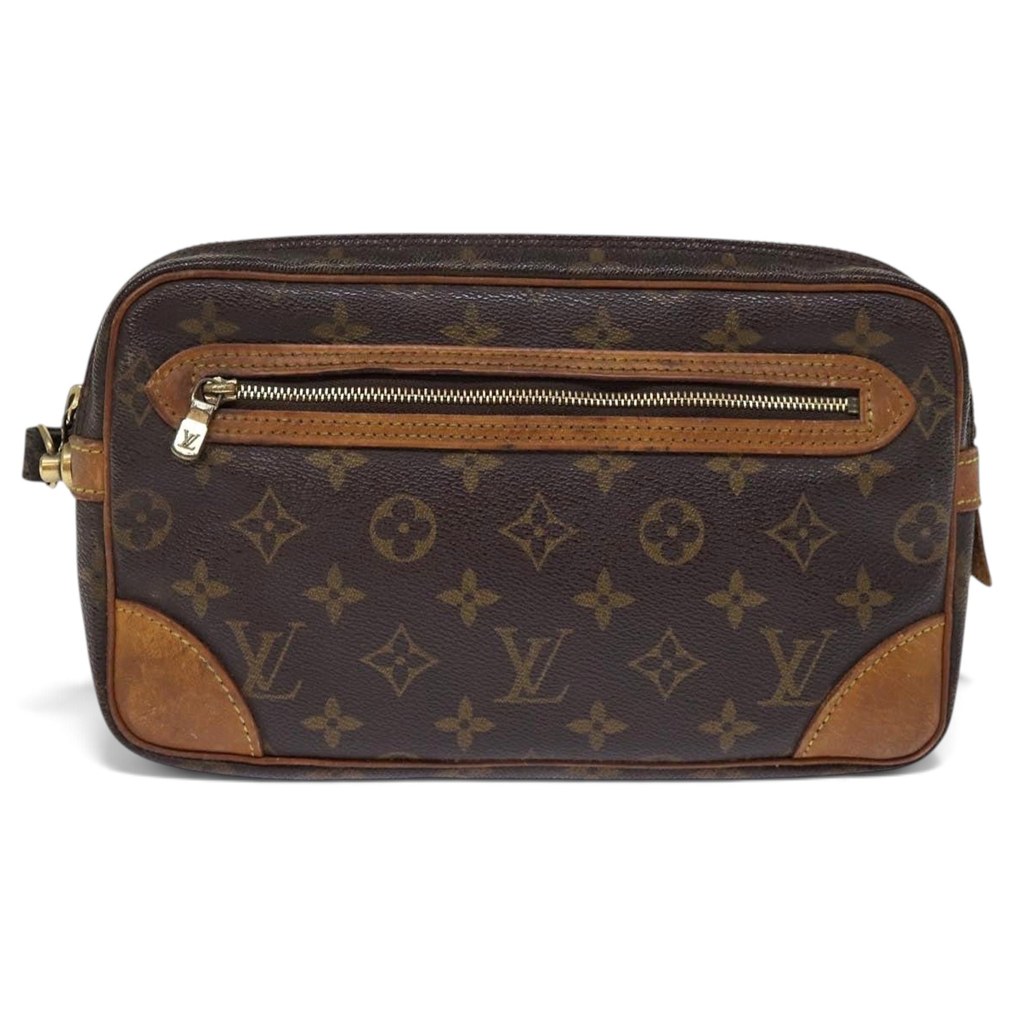 Marly Dragonne leather clutch bag