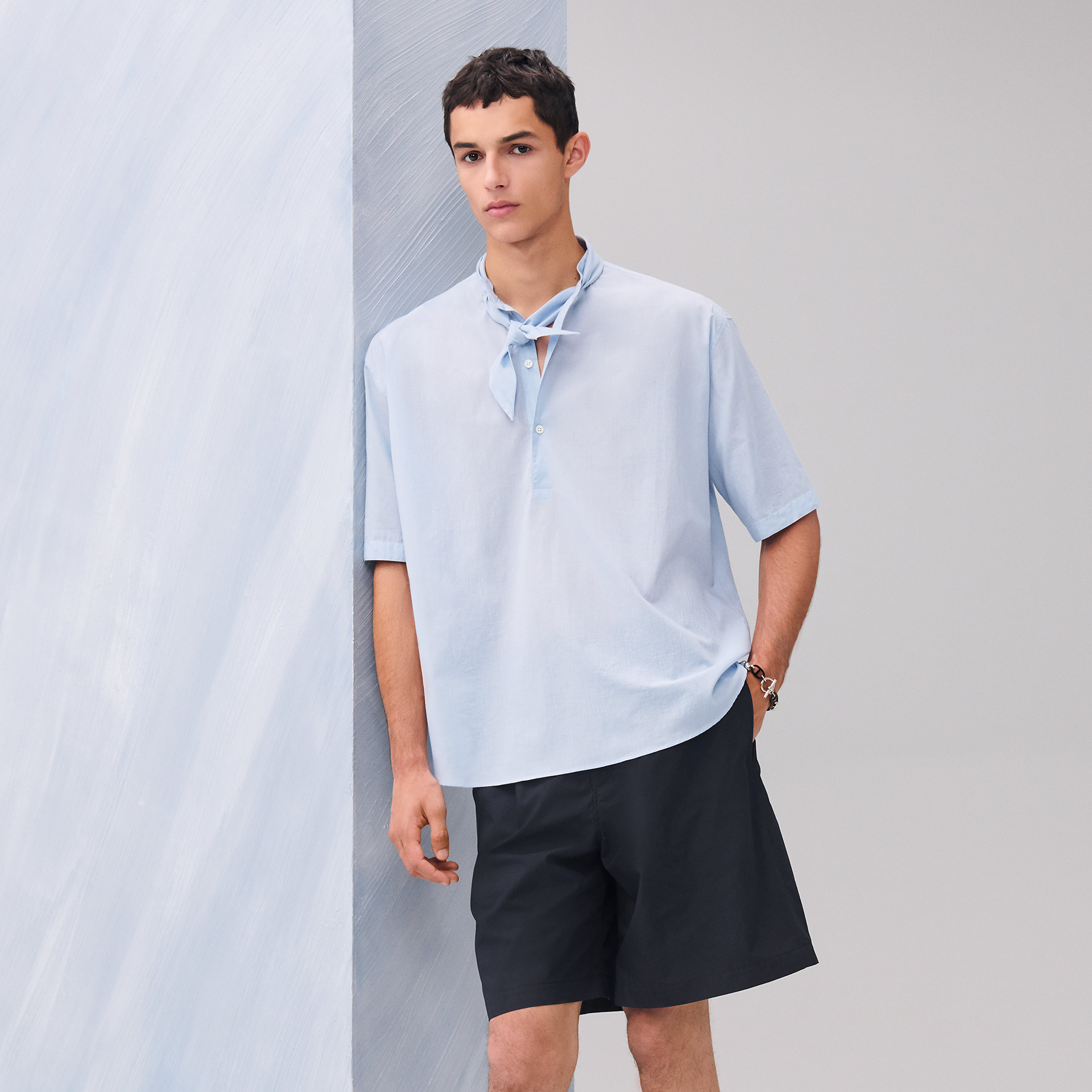 Chemise corps boxy col Marius