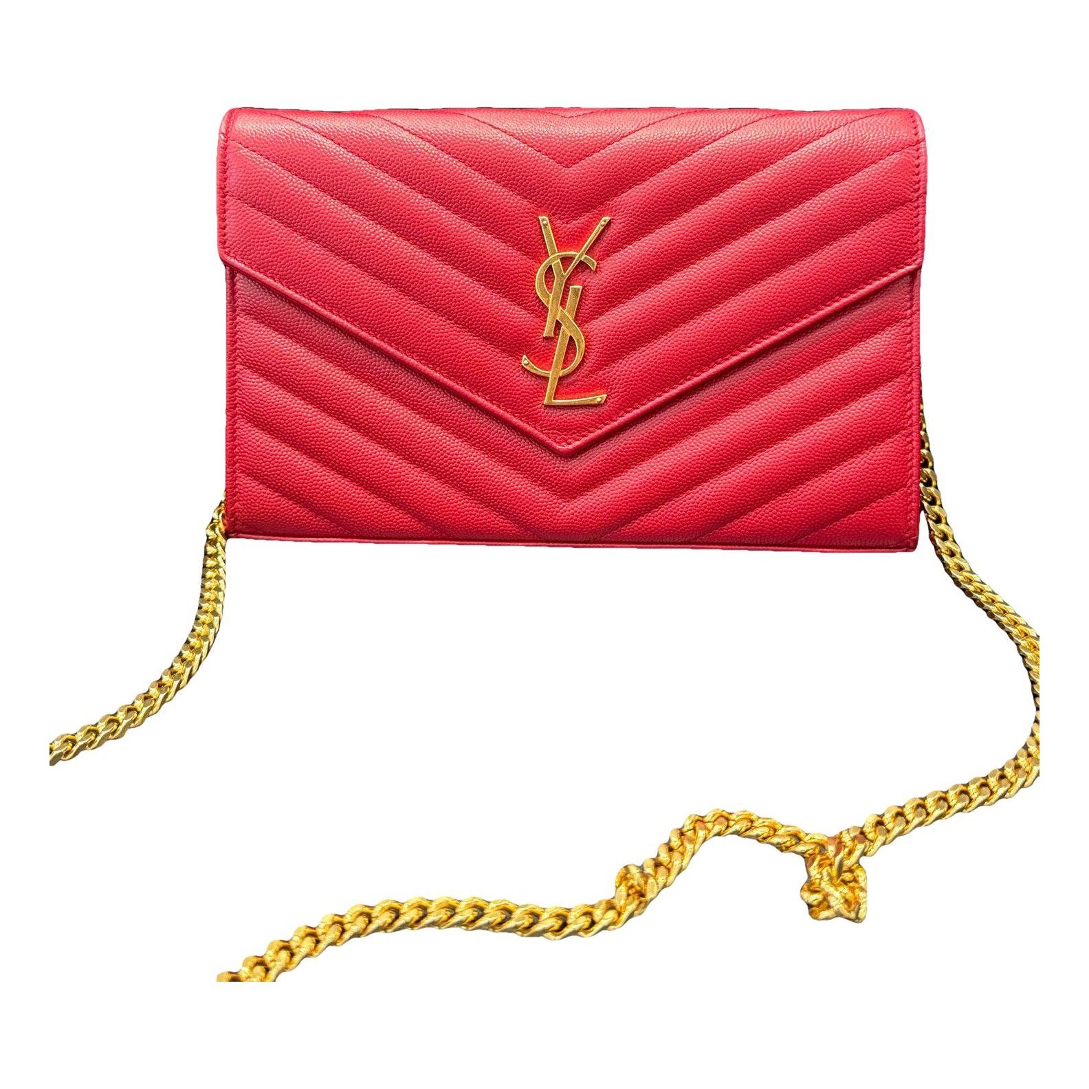 Portefeuille enveloppe leather handbag