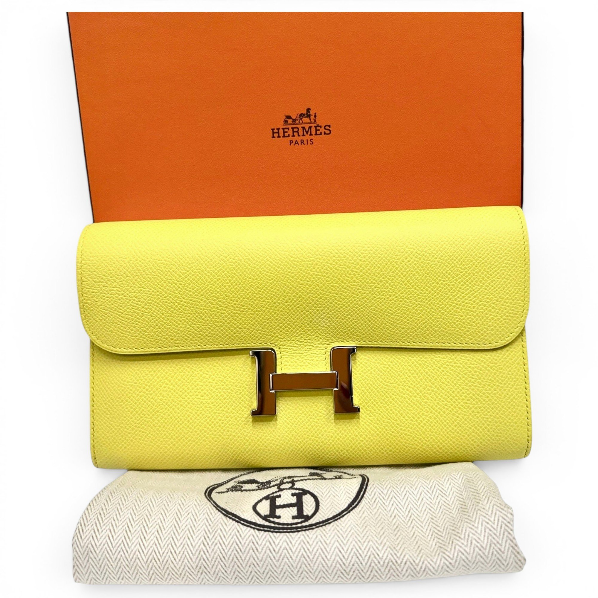 Constance leather clutch bag