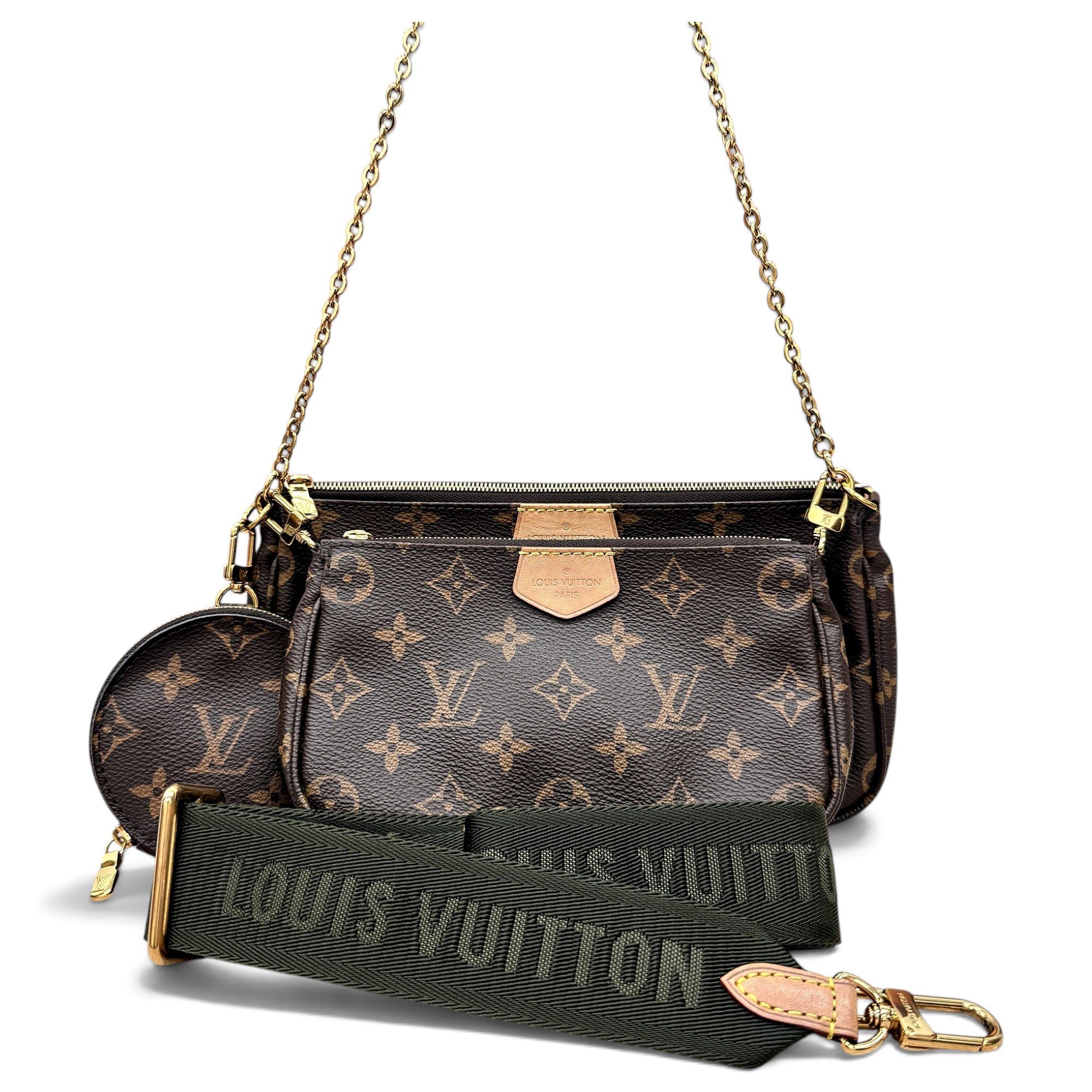 Multi Pochette Accessoires leather handbag
