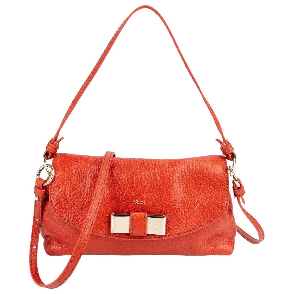 C leather handbag