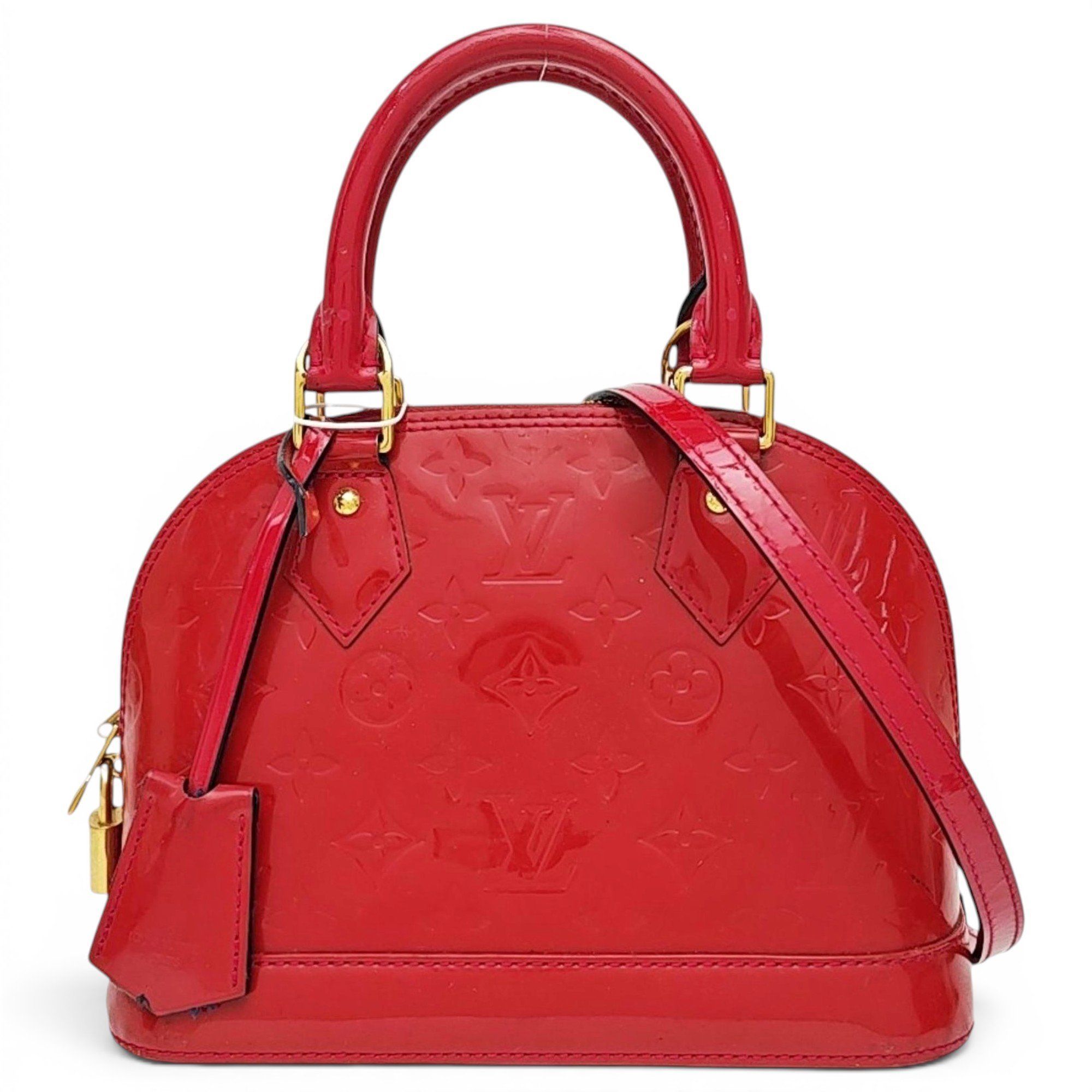 Alma BB patent leather handbag