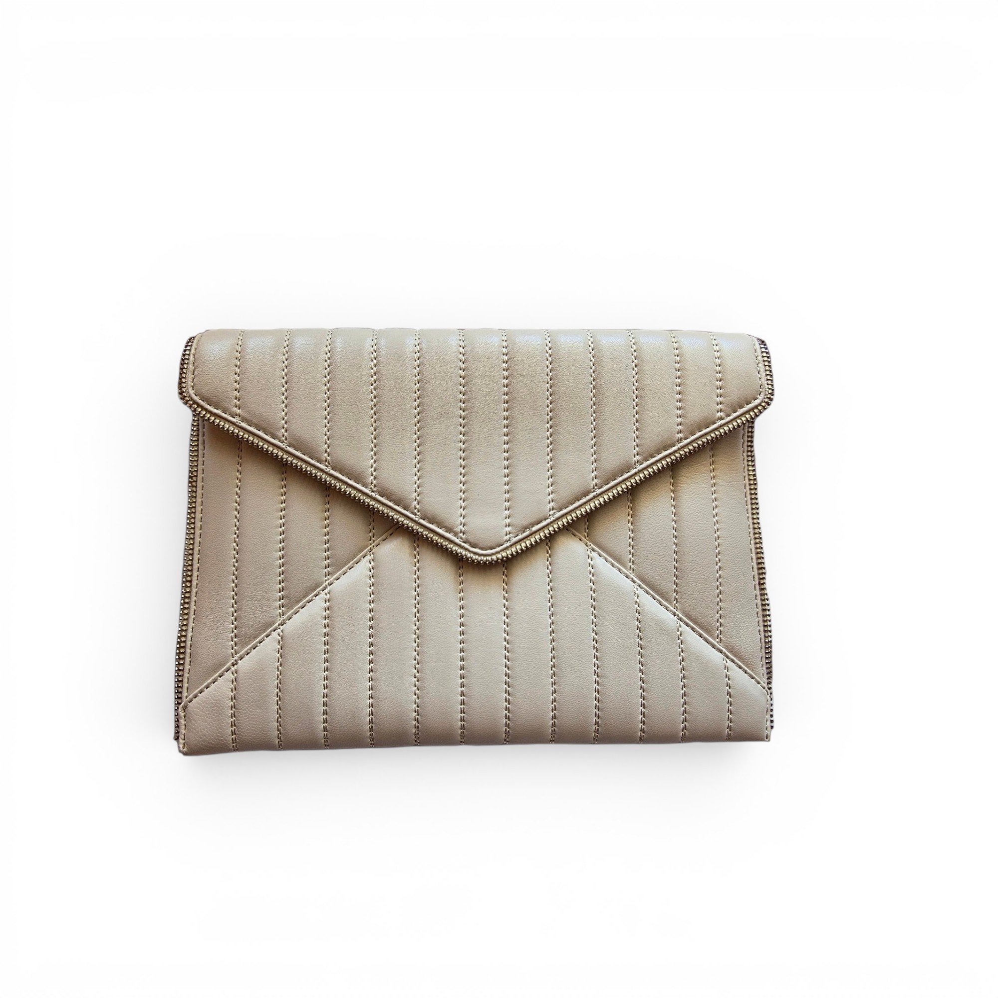 Leather clutch bag