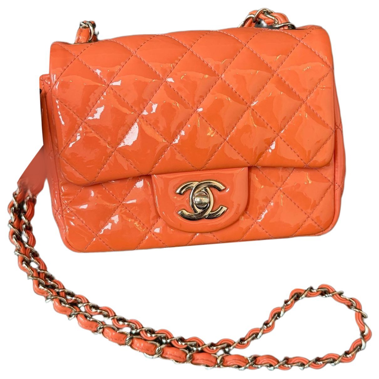 Timeless/Classique patent leather handbag