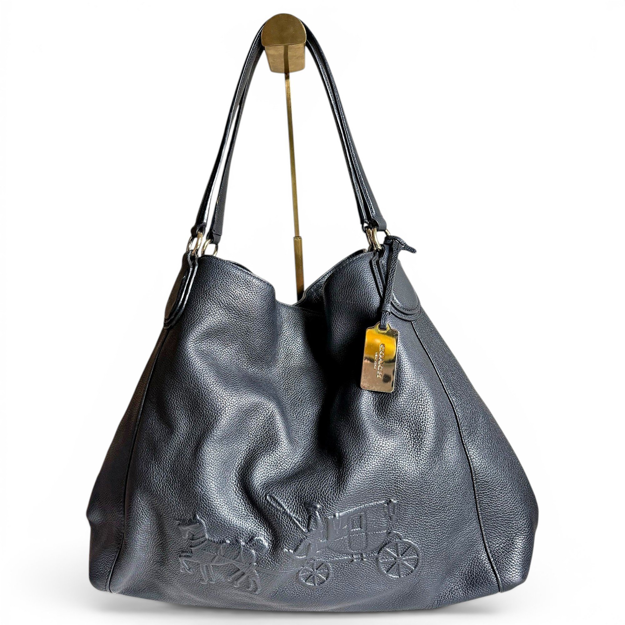Edie leather handbag