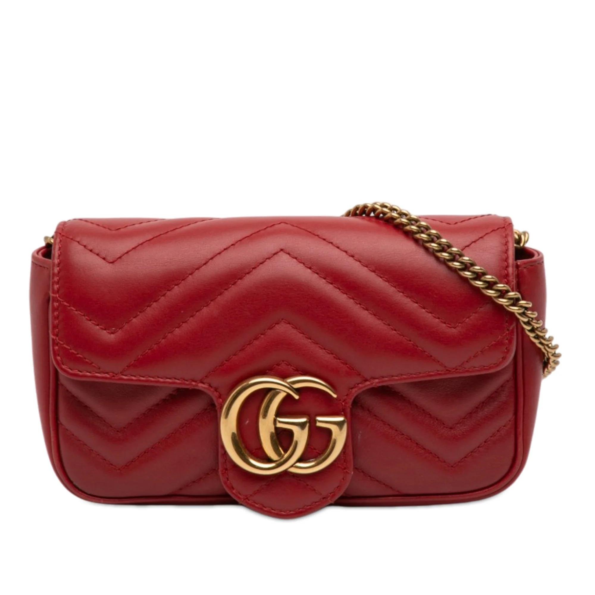 GG Marmont pony-style calfskin handbag