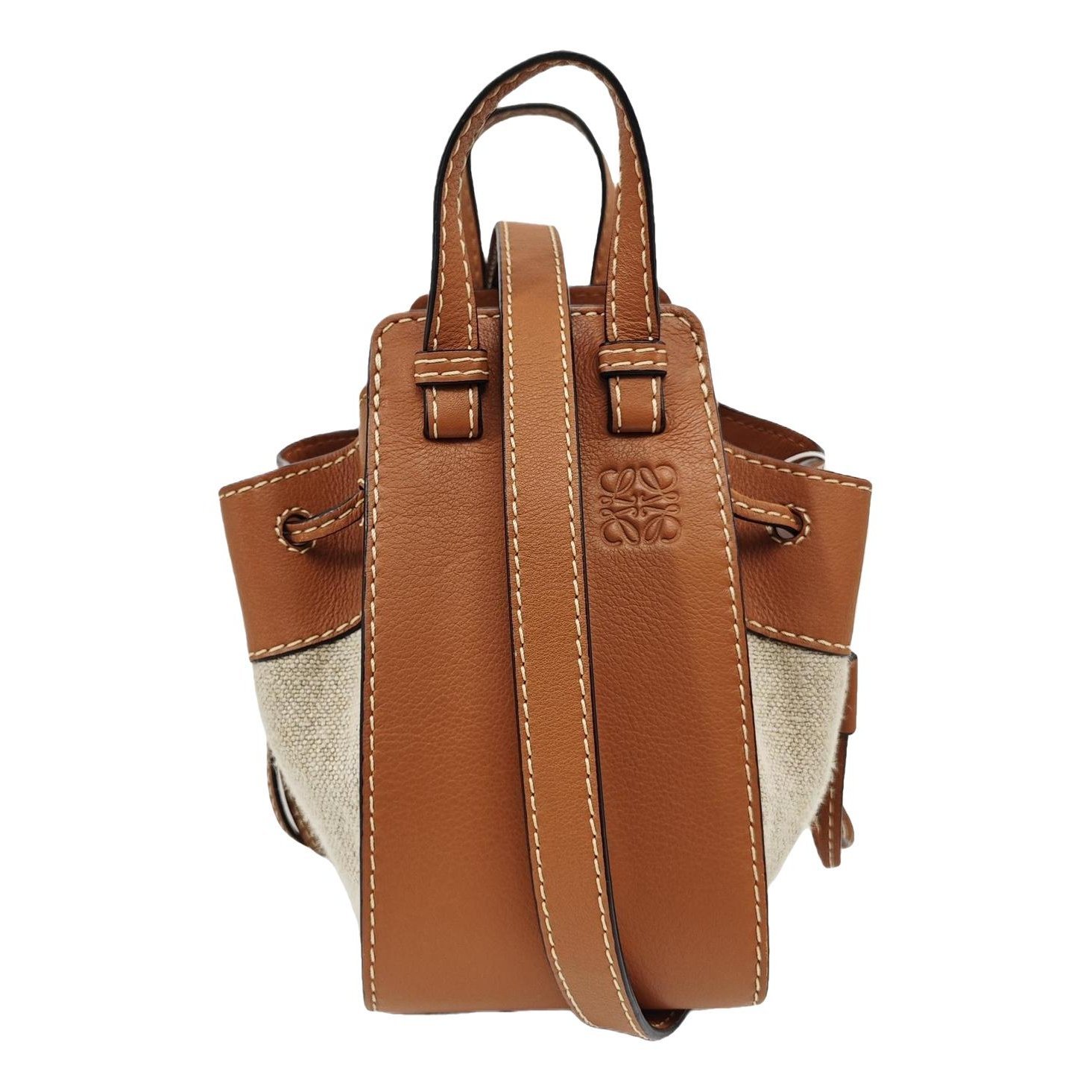 Hammock leather handbag