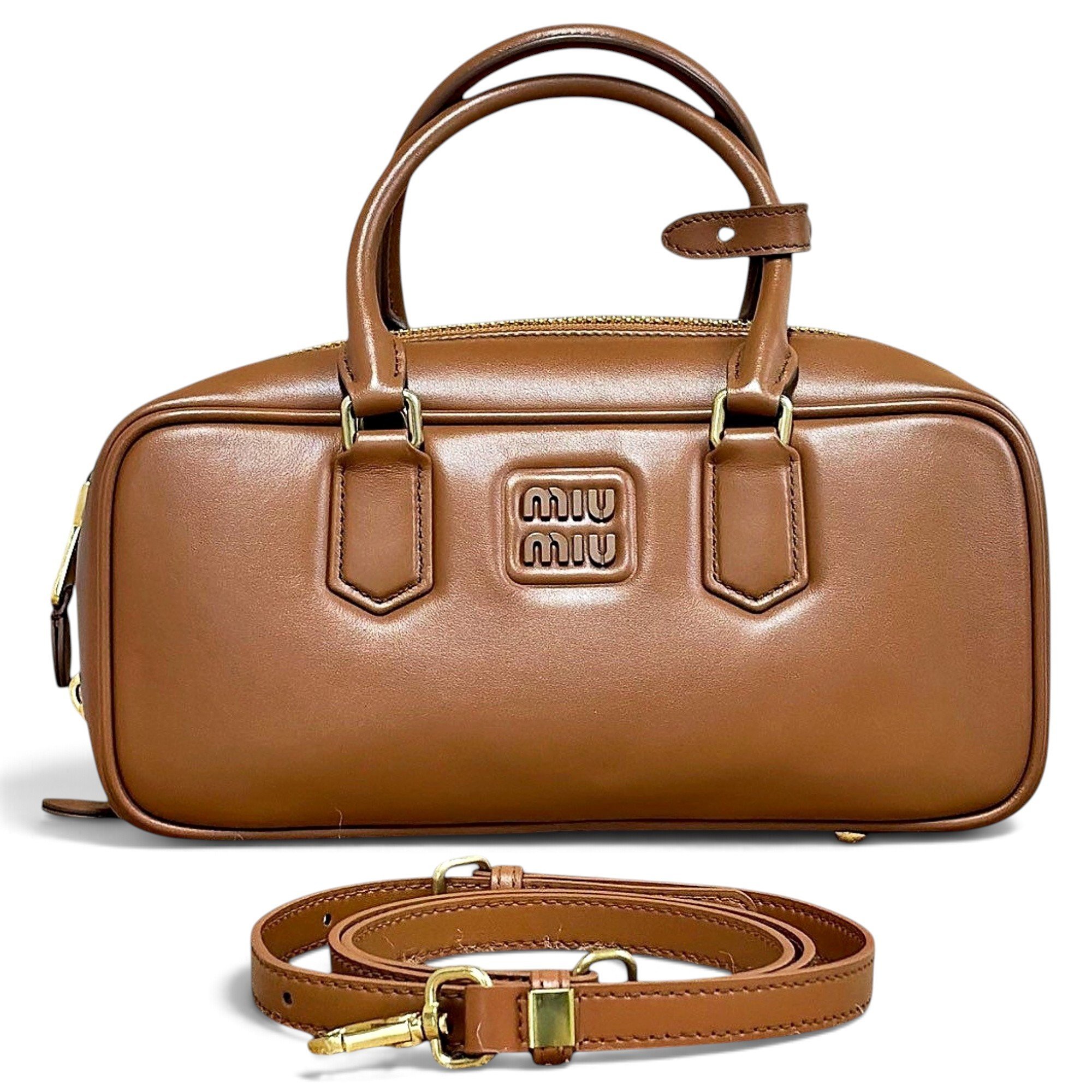 Arcadie leather handbag